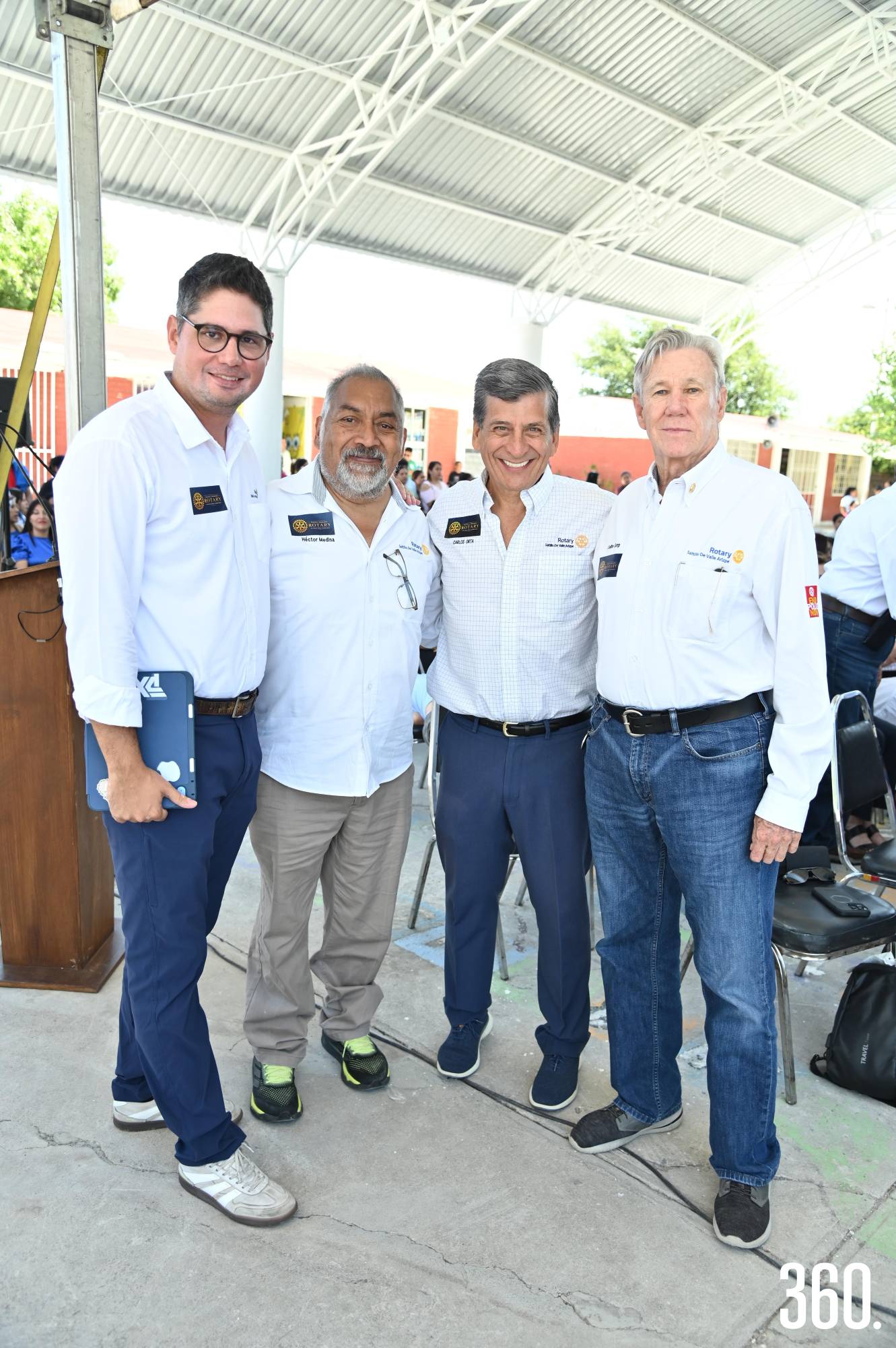$!José Almanza, Héctor Medina, Carlos Orta y Collins Camp.