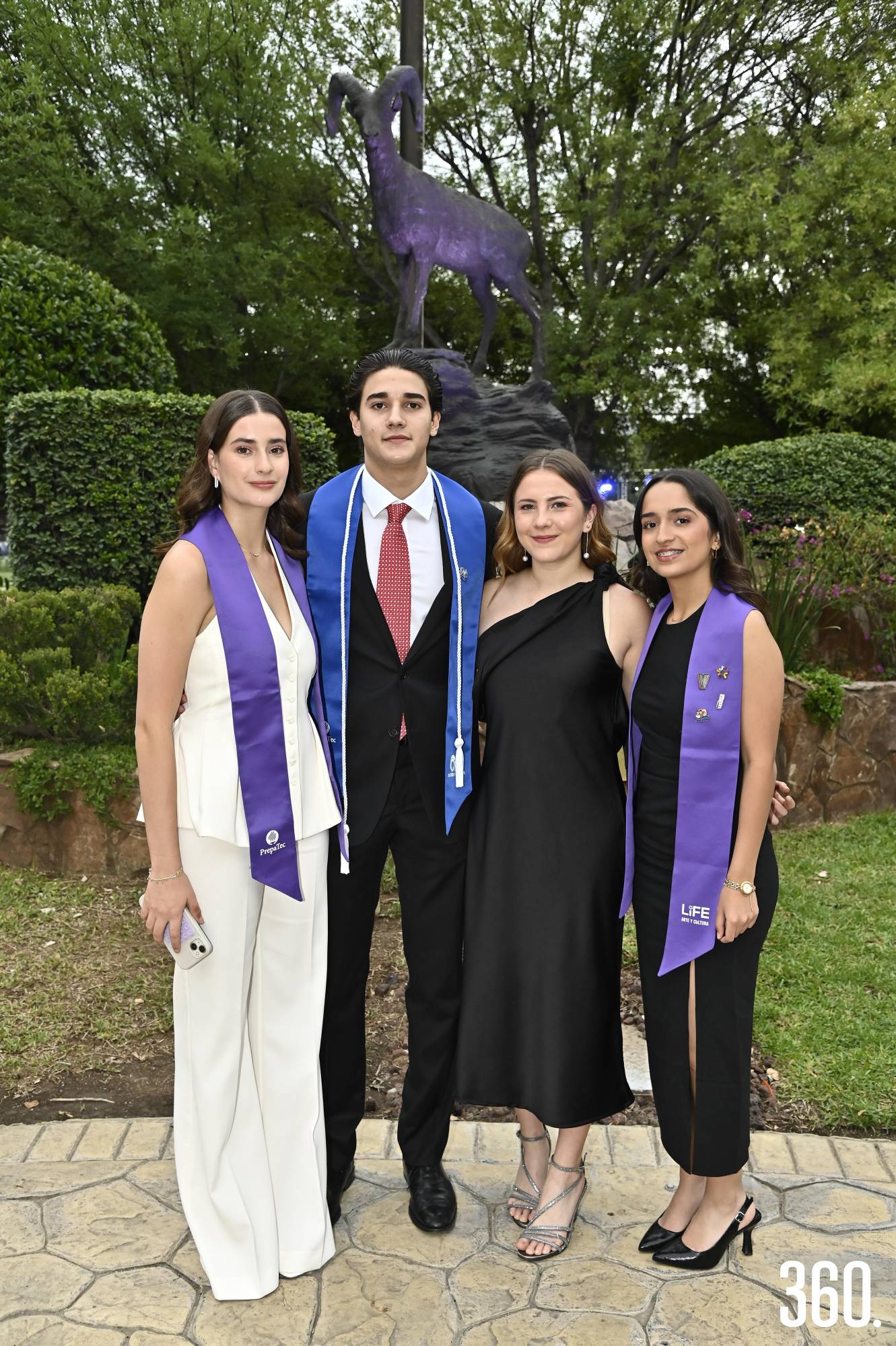 $!Isabella González, Alejandro Ruiz, Andrea Siller y Mariana García.