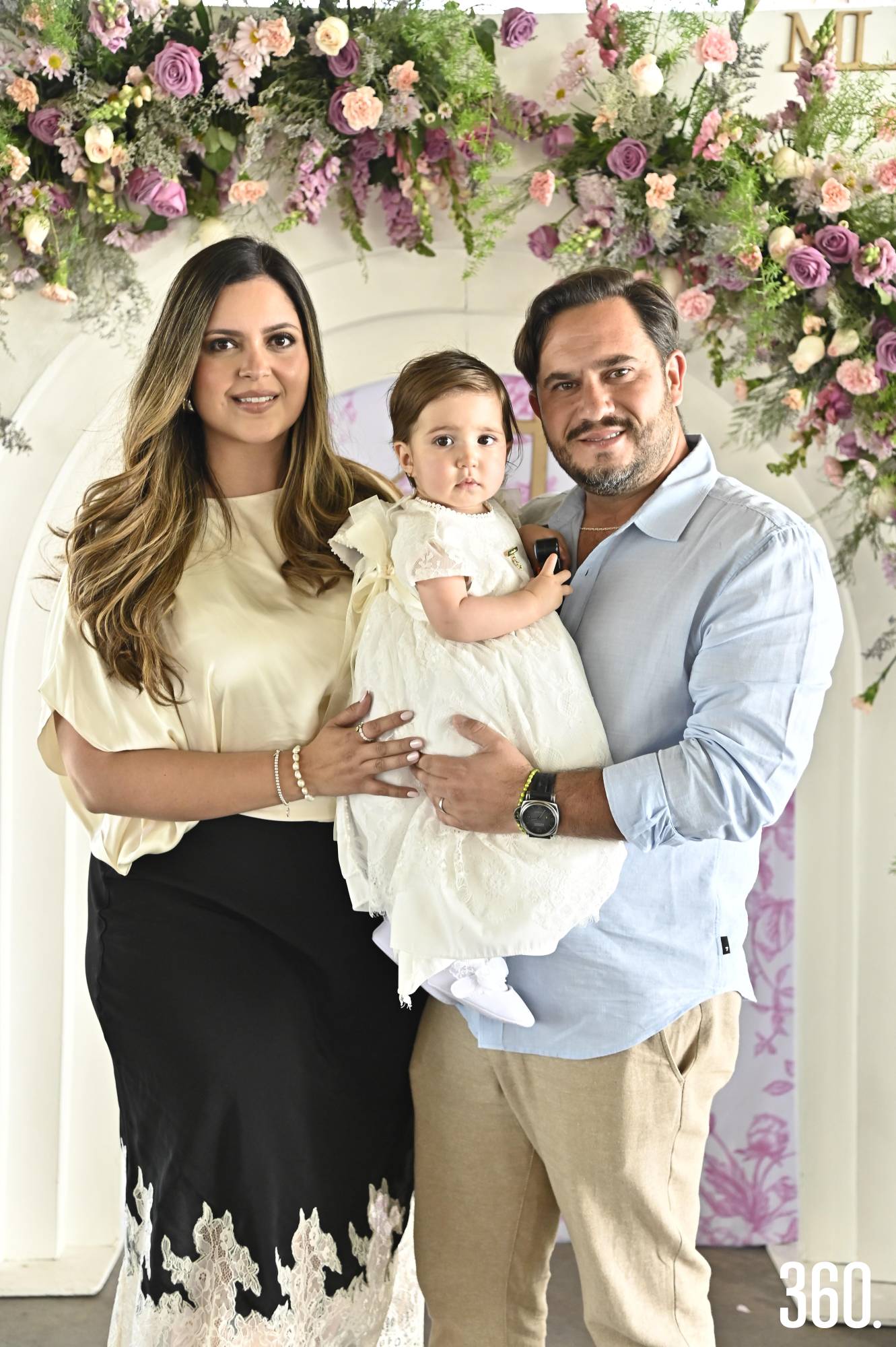 $!Gaby Gómez, Valentina y Lalo Peart.