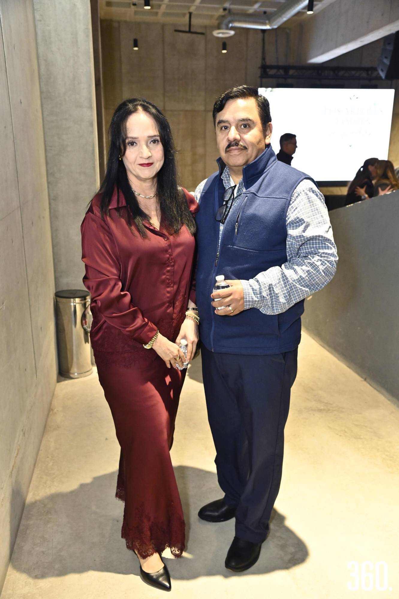 $!Dina Alcántara y Santiago Ortega.
