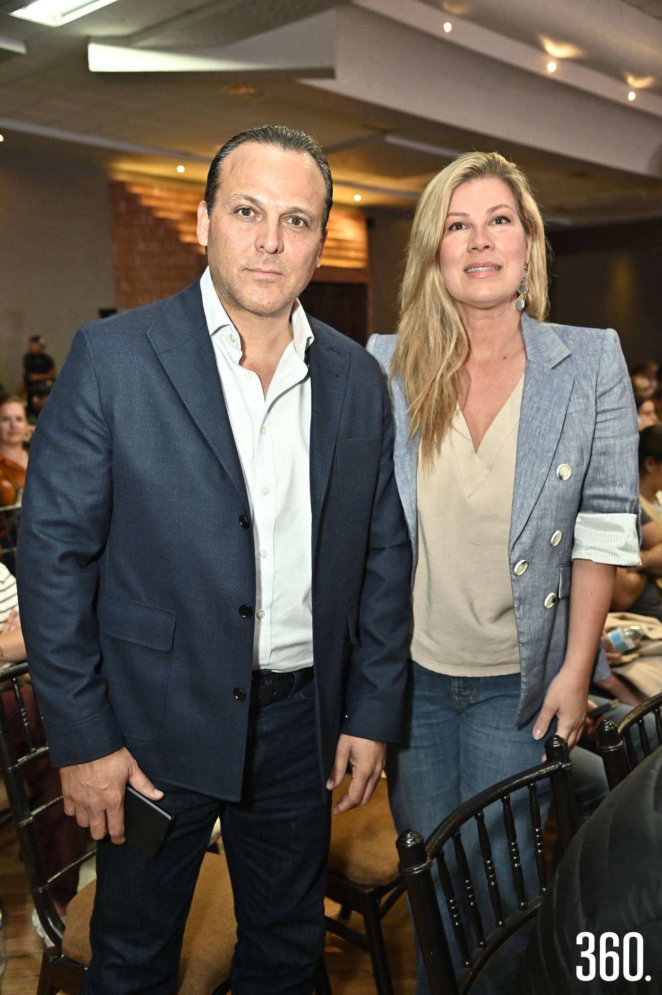 $!Alberto Mohamar y Elyn Gustafson.