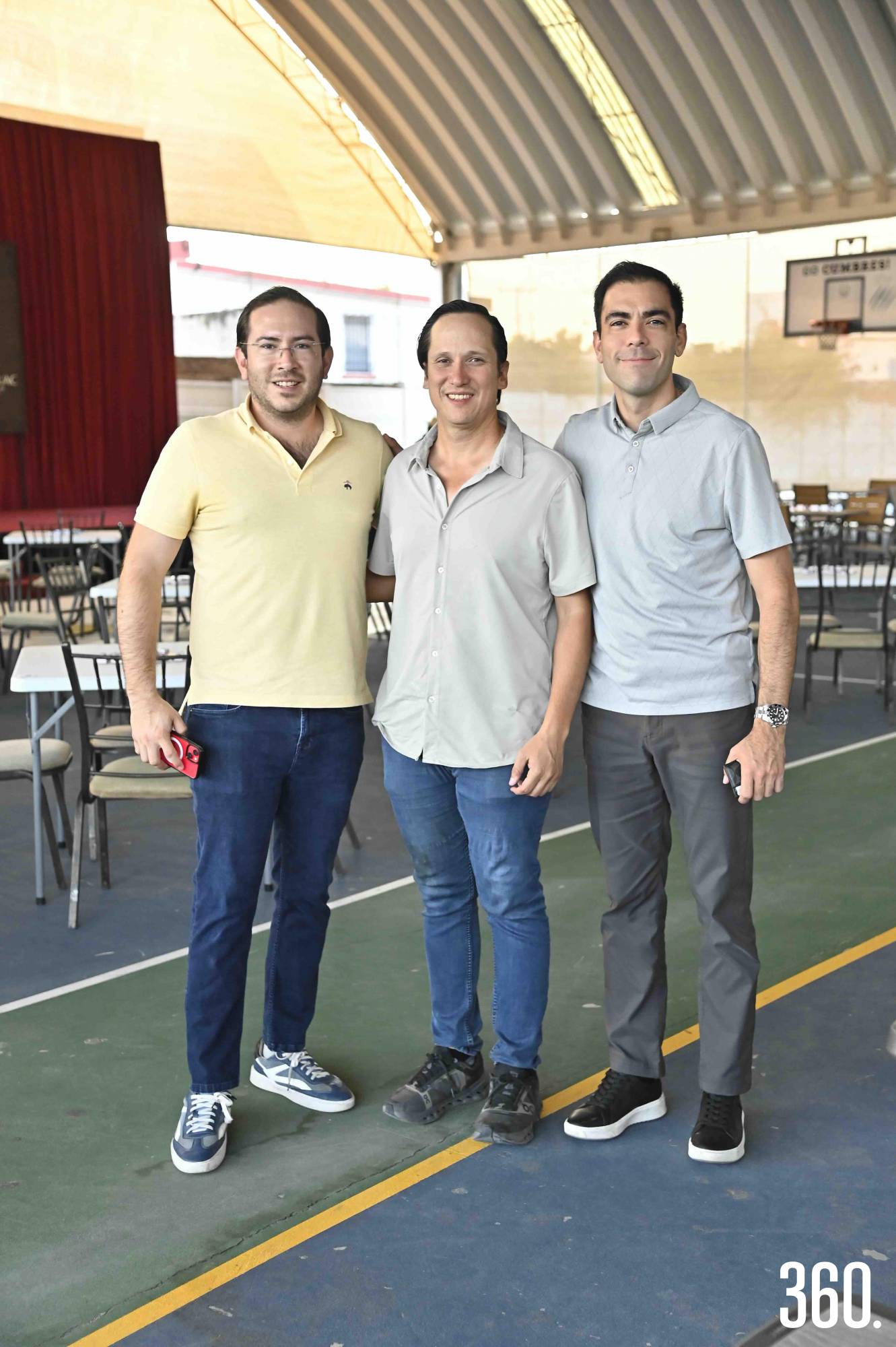 $!Javier Garza, Miguel de las Fuentes y Óscar Pérez.