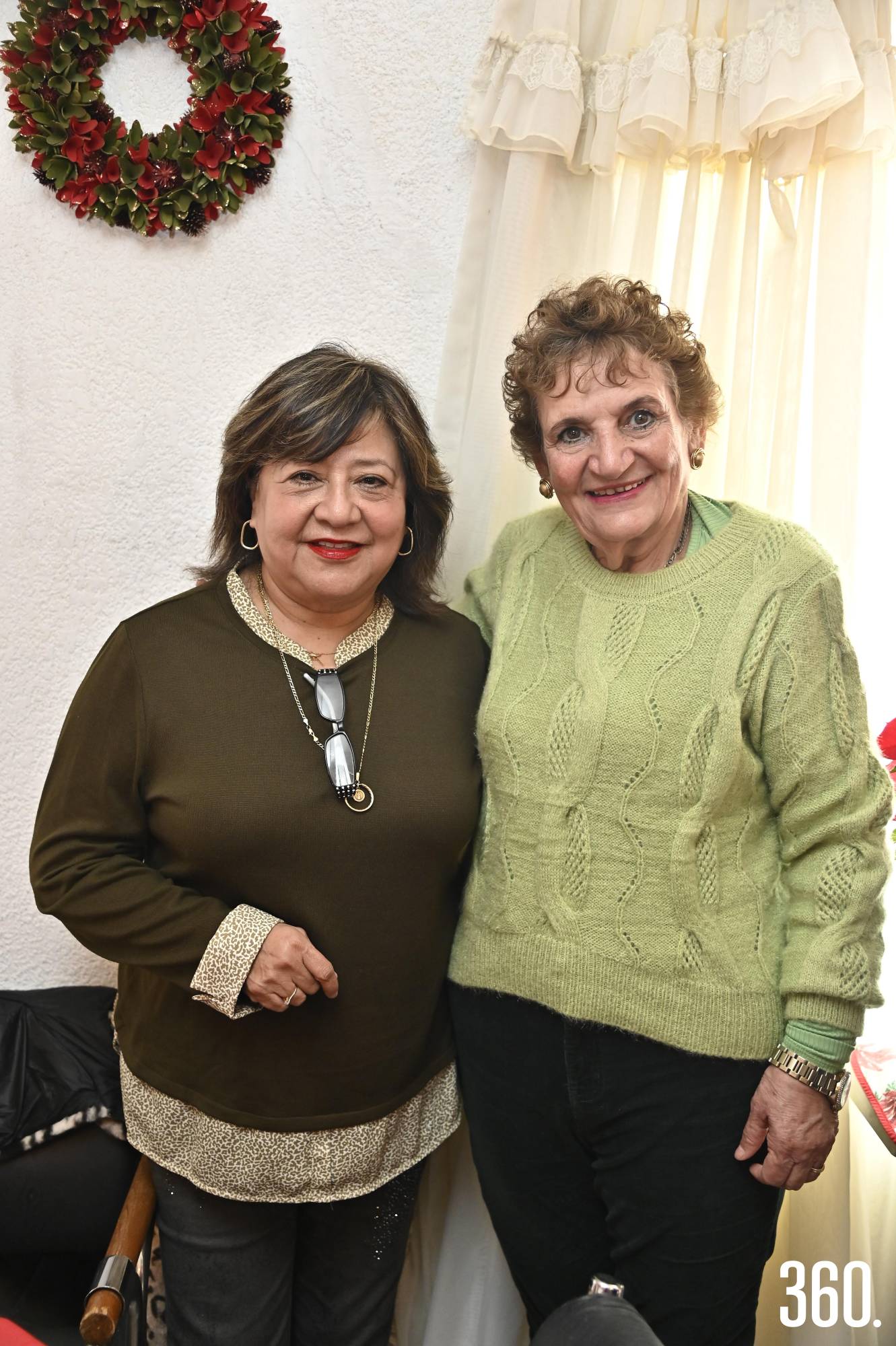 $!Elsa María Meneses y Claudia Falcón.