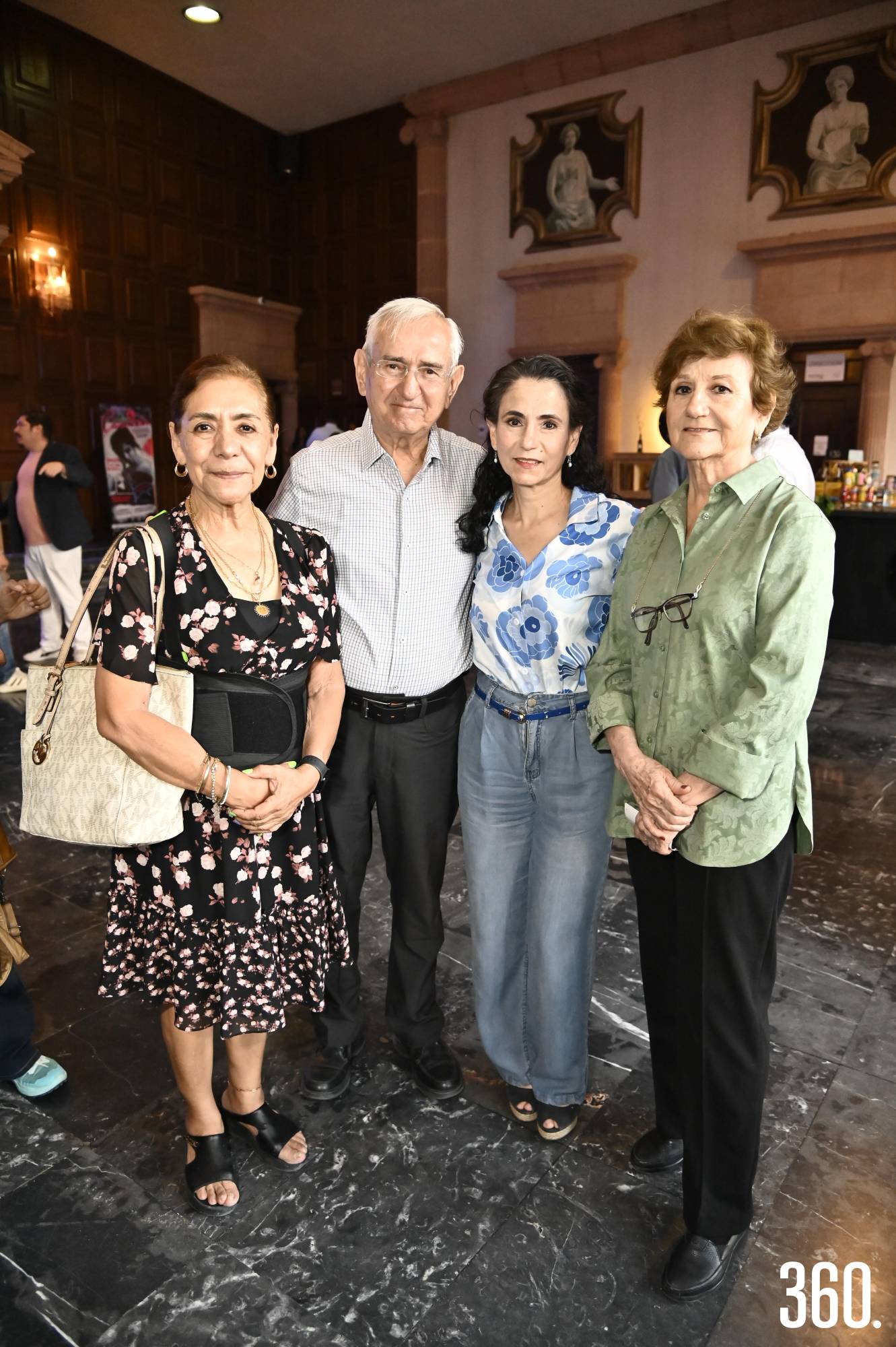 $!Ana María Barrera, Alejandro y Rosy Valdés e Isa Martha Cavazos.