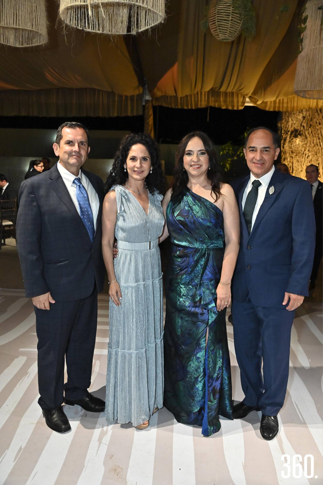 $!Pedro Morales, Adelina de Morales, Lorena de Elizondo y Homero Elizondo.
