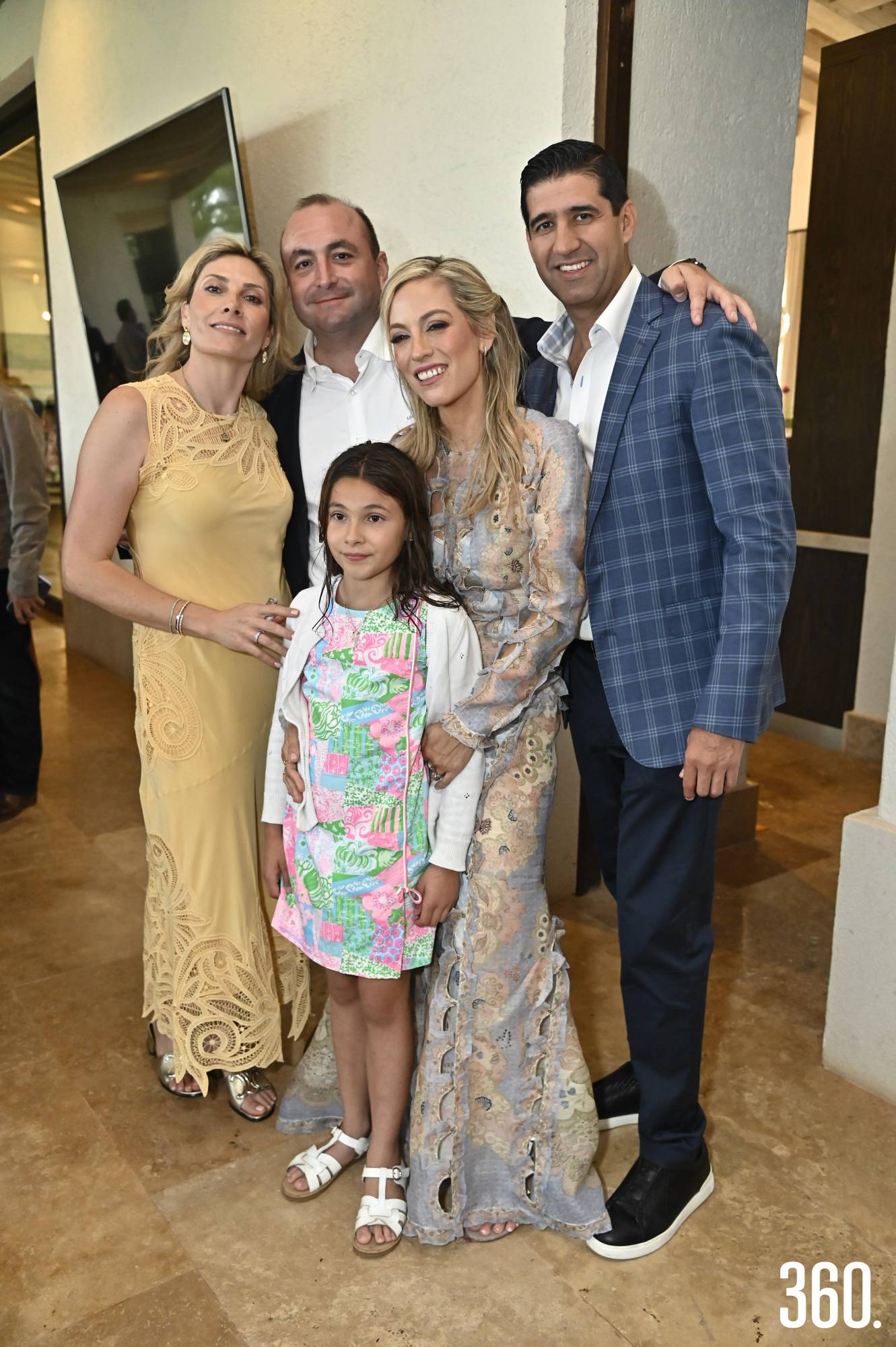 $!Sofía Mendel, Luis Gutiérrez, Marijose César, Alberto Espinoza y Sofía Gutiérrez Mendel.