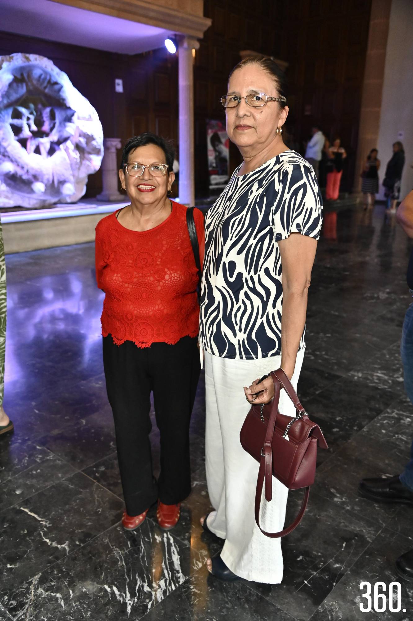 $!María Esther Salas y María Eugenia Díaz.