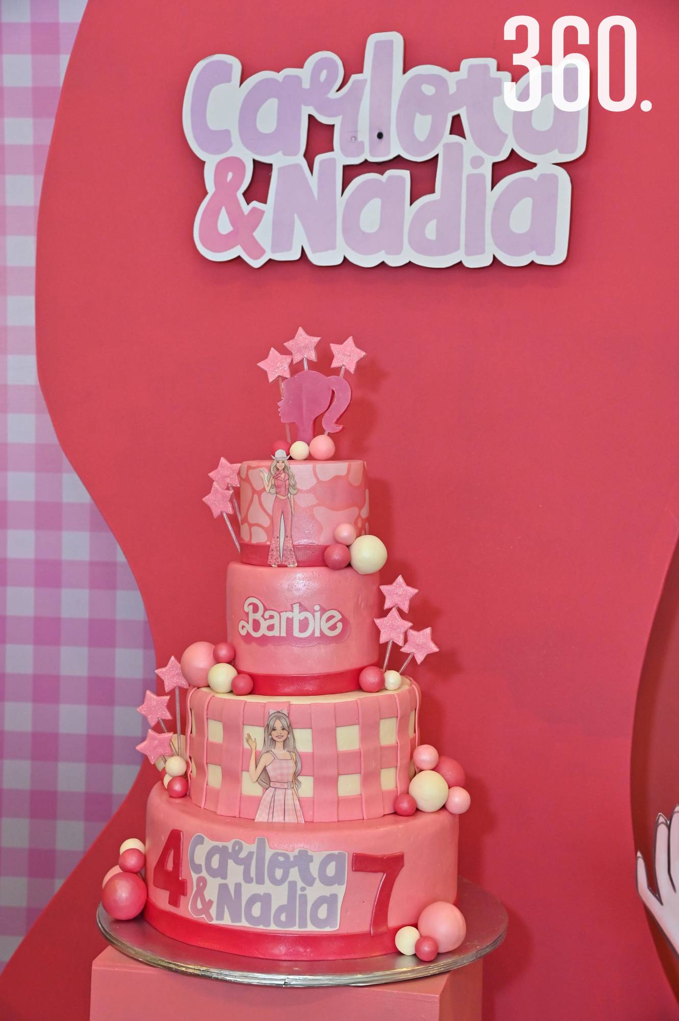 $!FIESTA DE BARBIE PARA CARLOTA Y NADIA DE LAS FUENTES