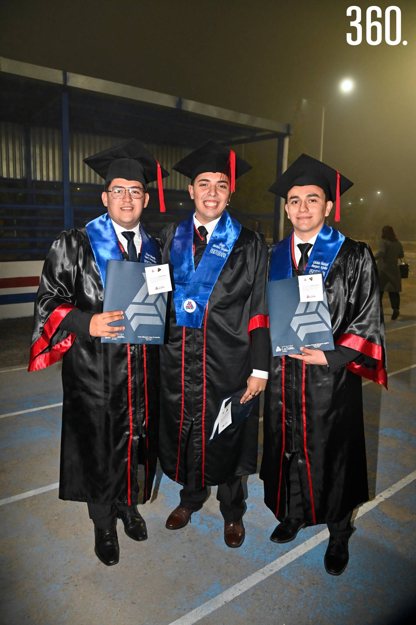 $!César López, Ángel Martínez y Cristian Márquez.
