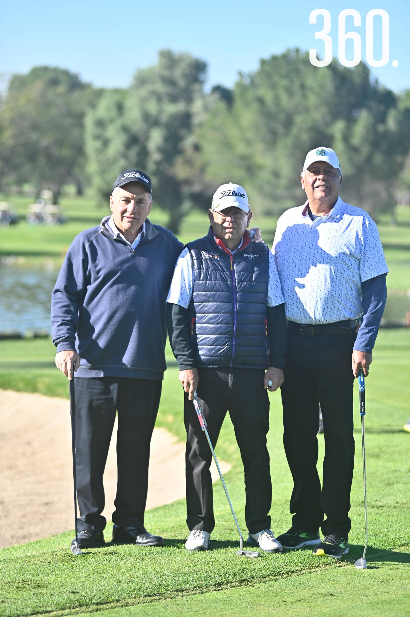 $!Jorge César, José de las Fuentes y Osvaldo Blackaller.