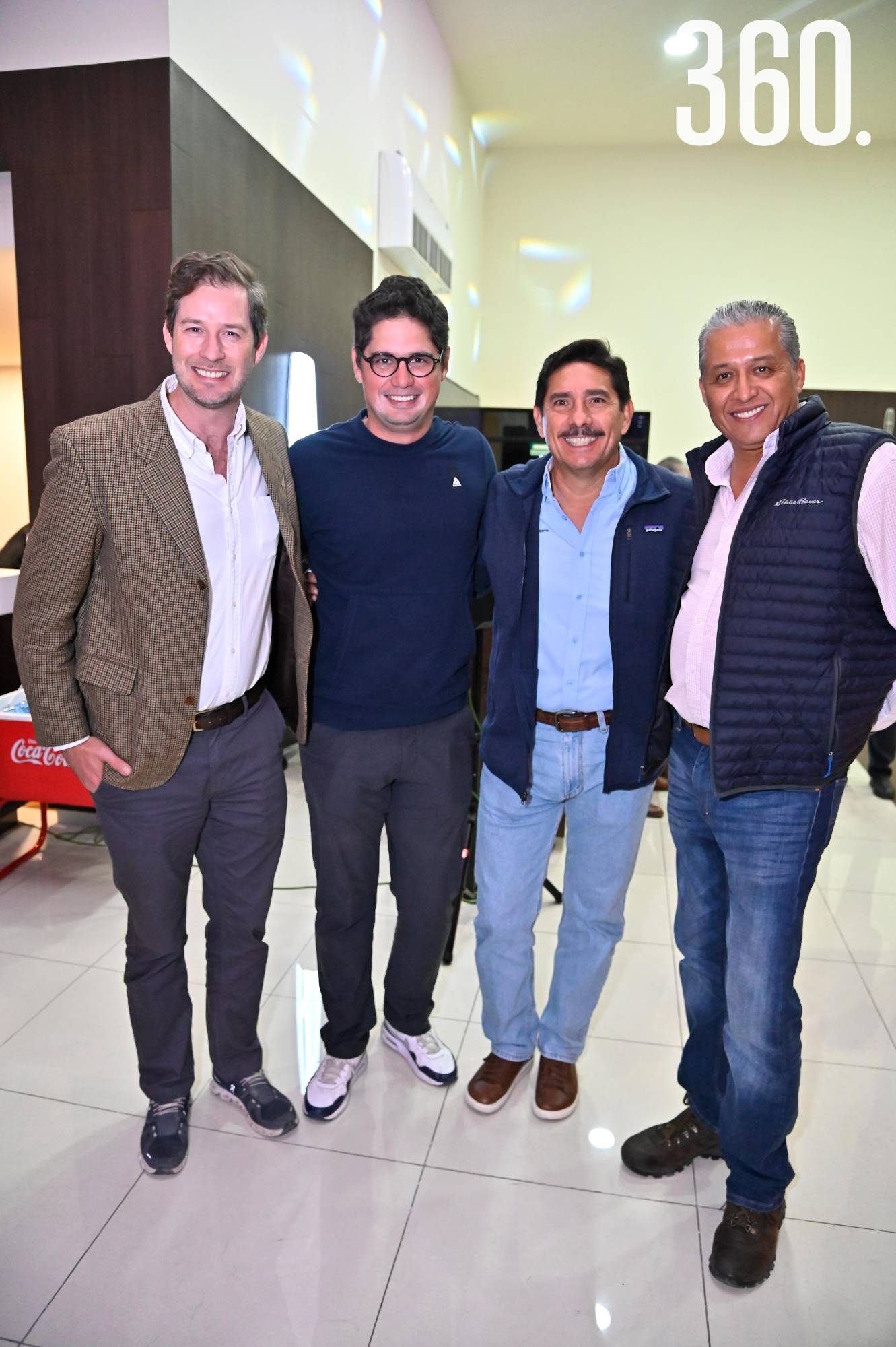 $!Esteban Garza, José Almanza, Jorge Guajardo y Hugo Santos.