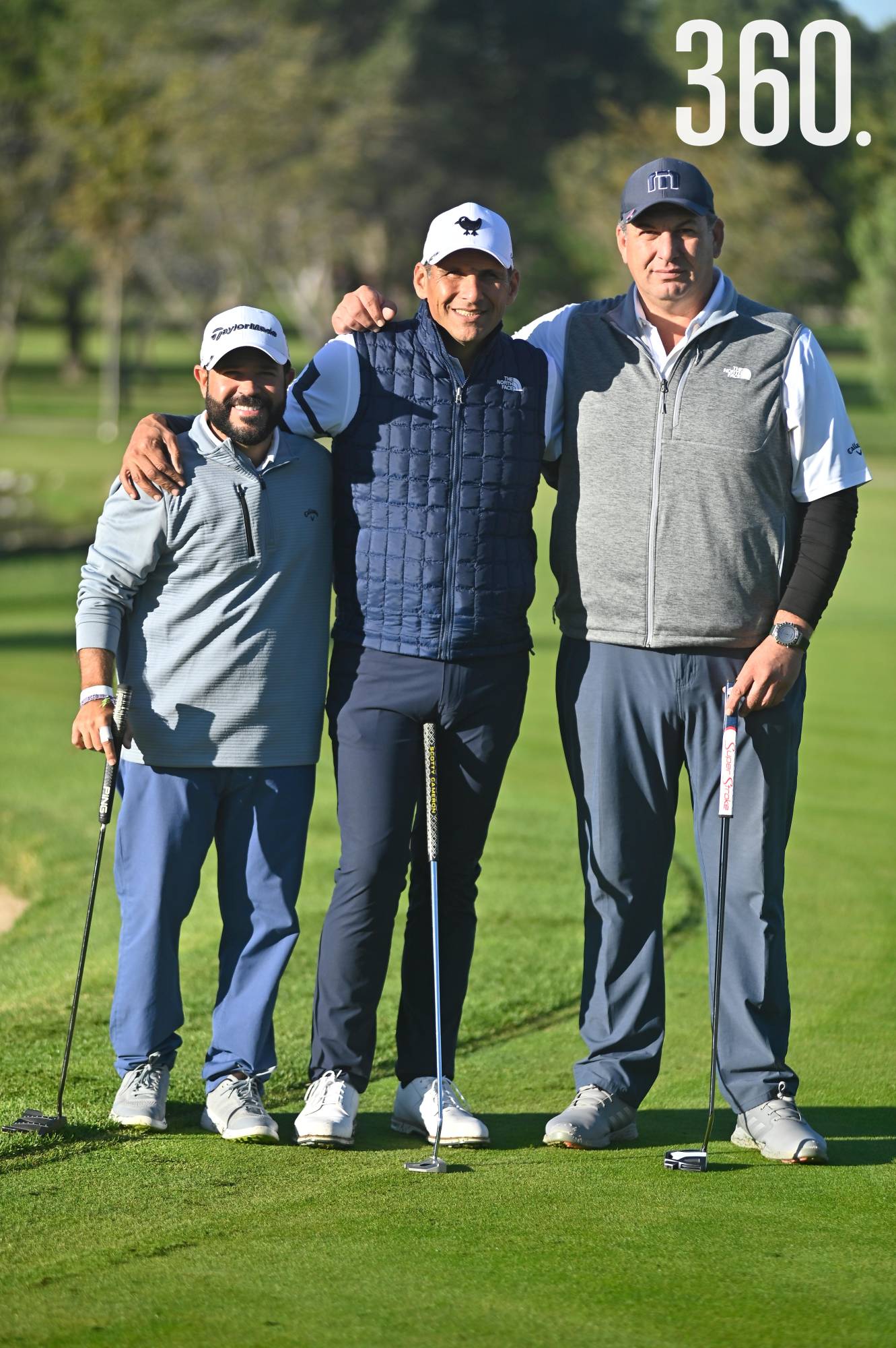 $!Gabriel de León, Miguel y Jorge Dainitín.