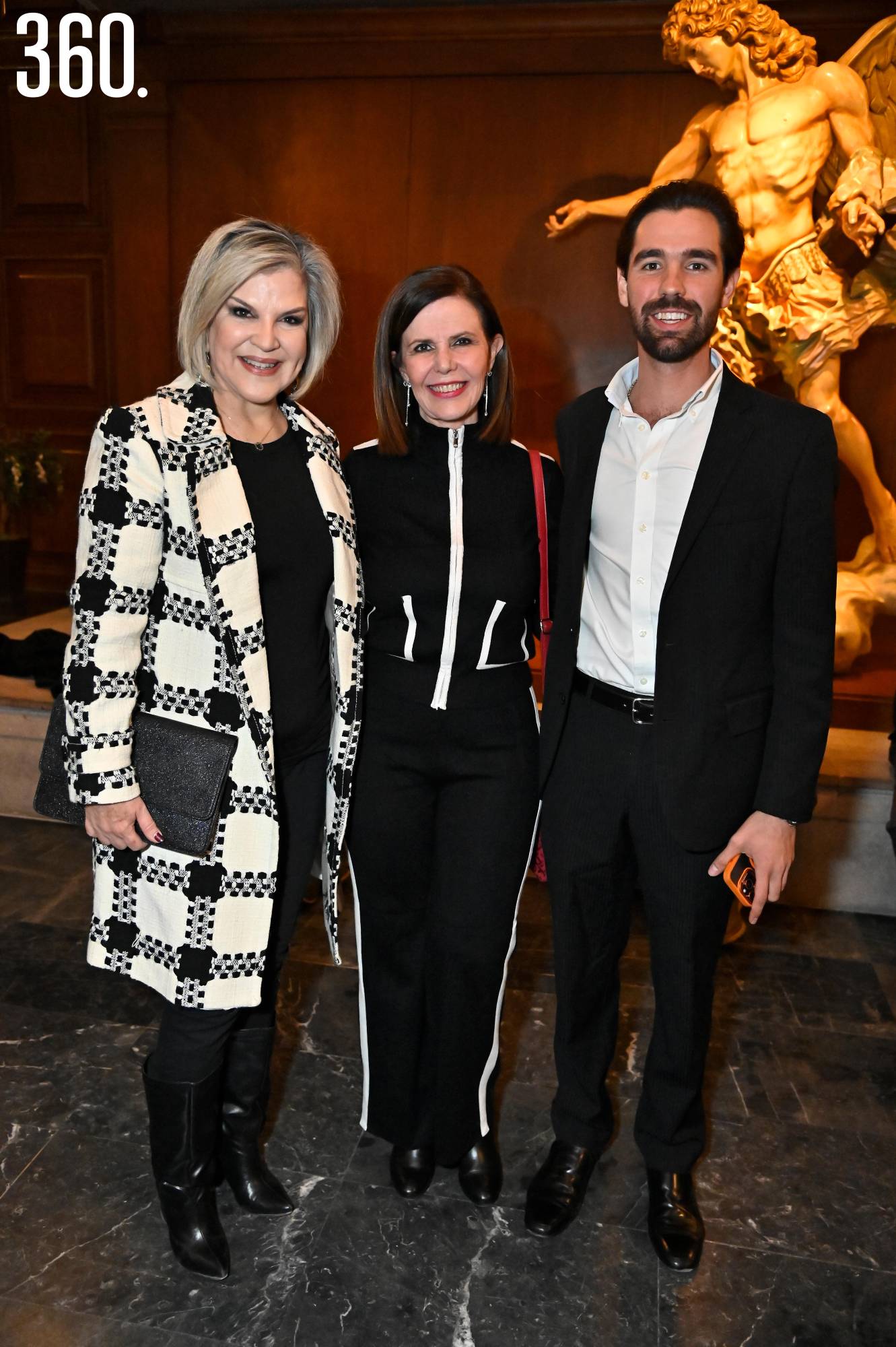 $!Leticia Rodarte, Gabriela Romero y Adrián de la Peña.