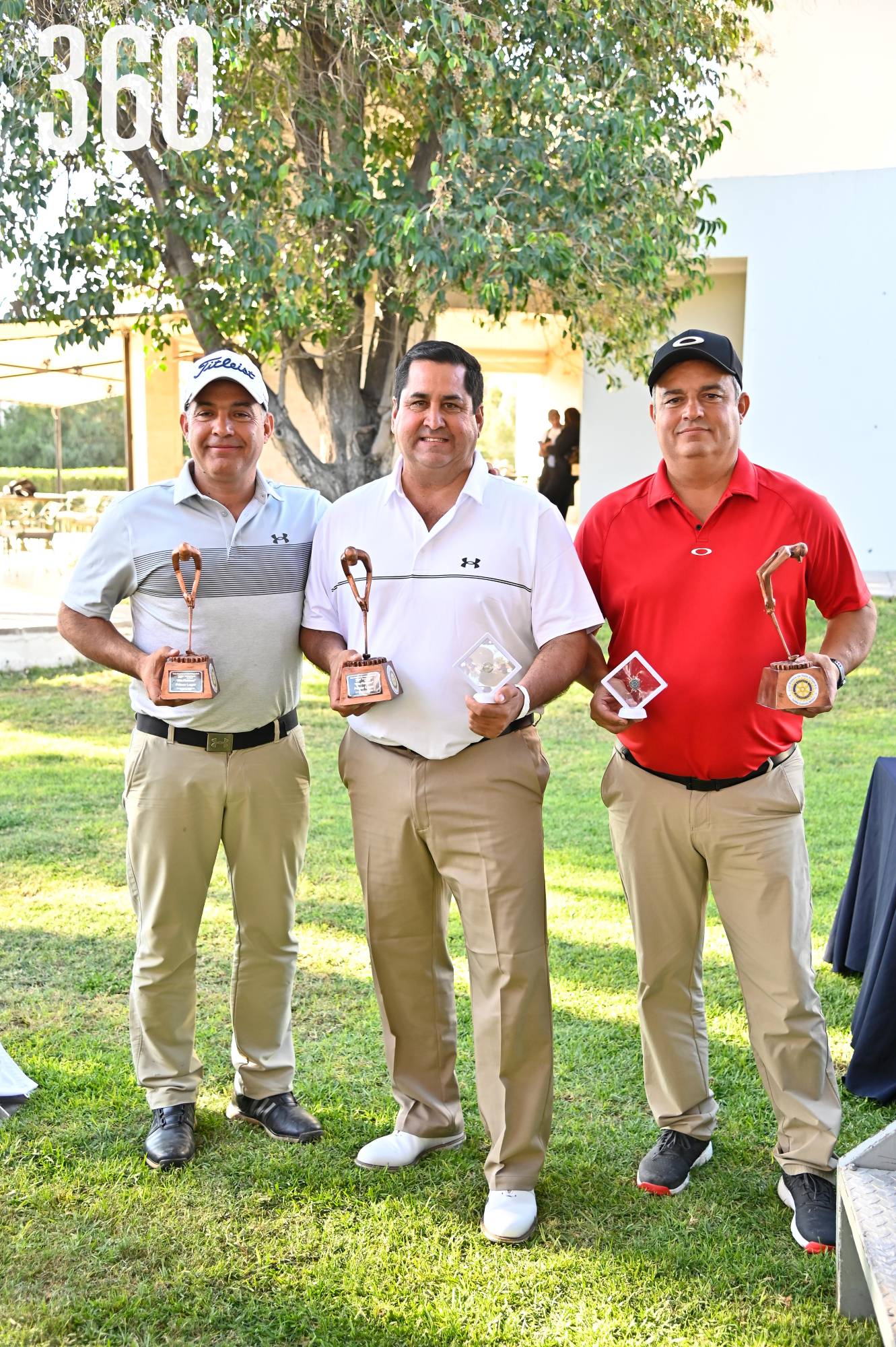 $!David Rodríguez, Jesús Ocampo y Juan Luna, primer lugar.