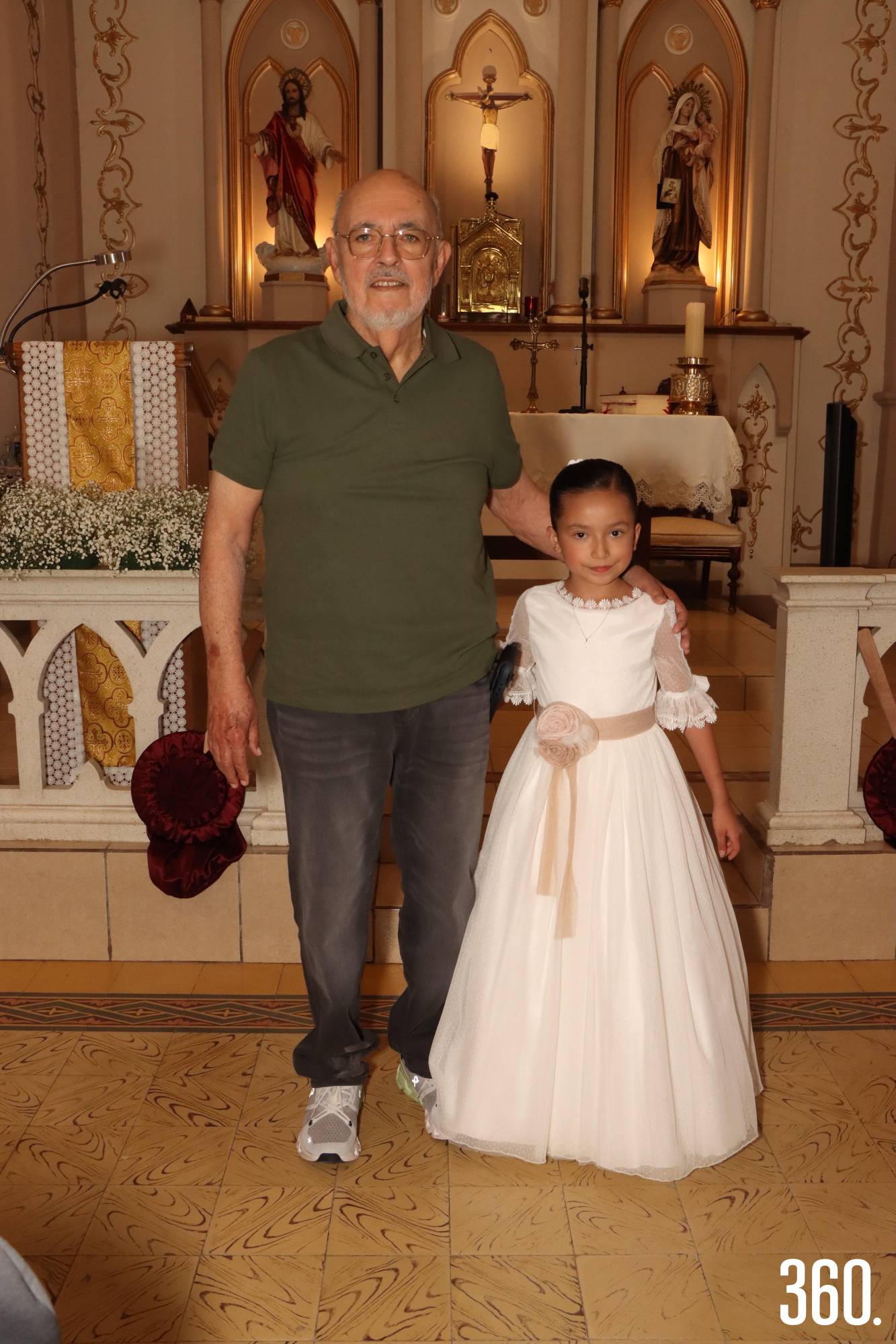 $!Jesús Huerta con su nieta Valentina Huerta Hernández.