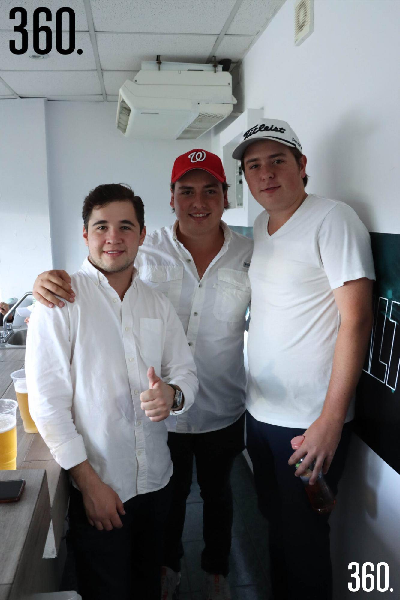 $!Héctor Rodríguez, Diego y Antonio Berlanga.