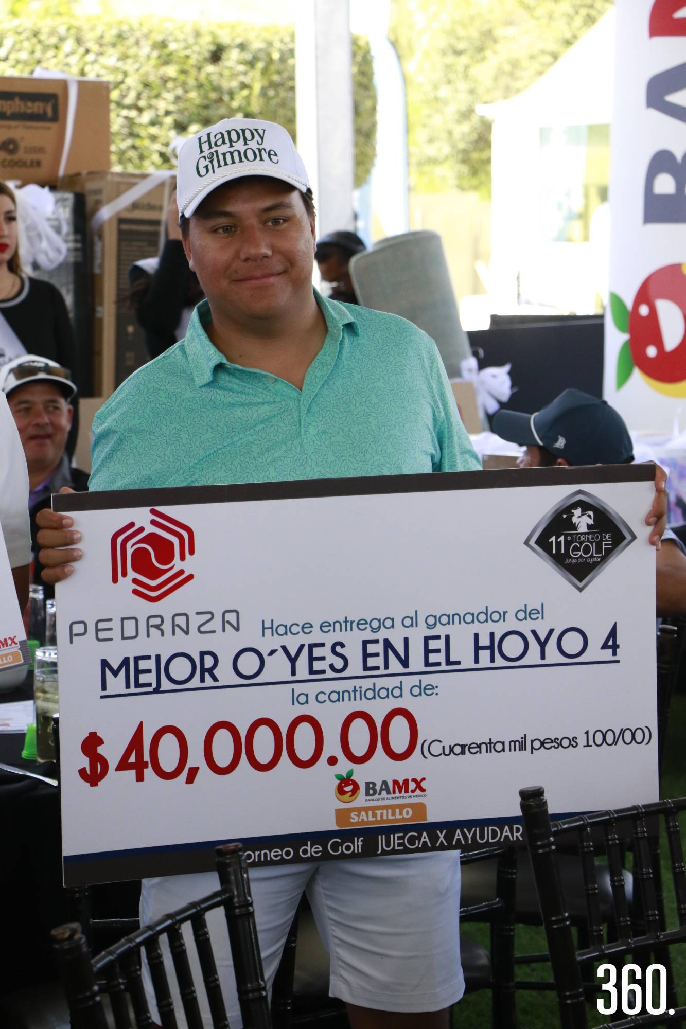 $!Óscar López, 1er lugar OYE’s Hoyo 4.