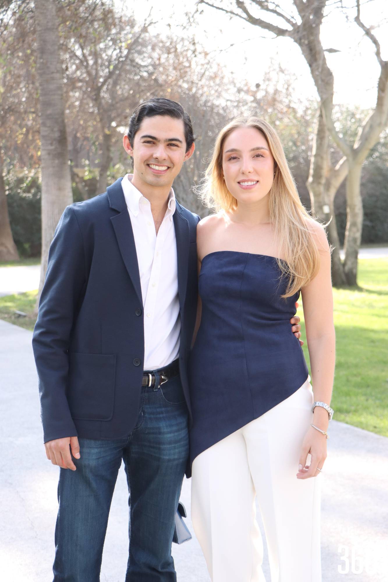 $!Jesús H. Garza y Andrea Mendel.