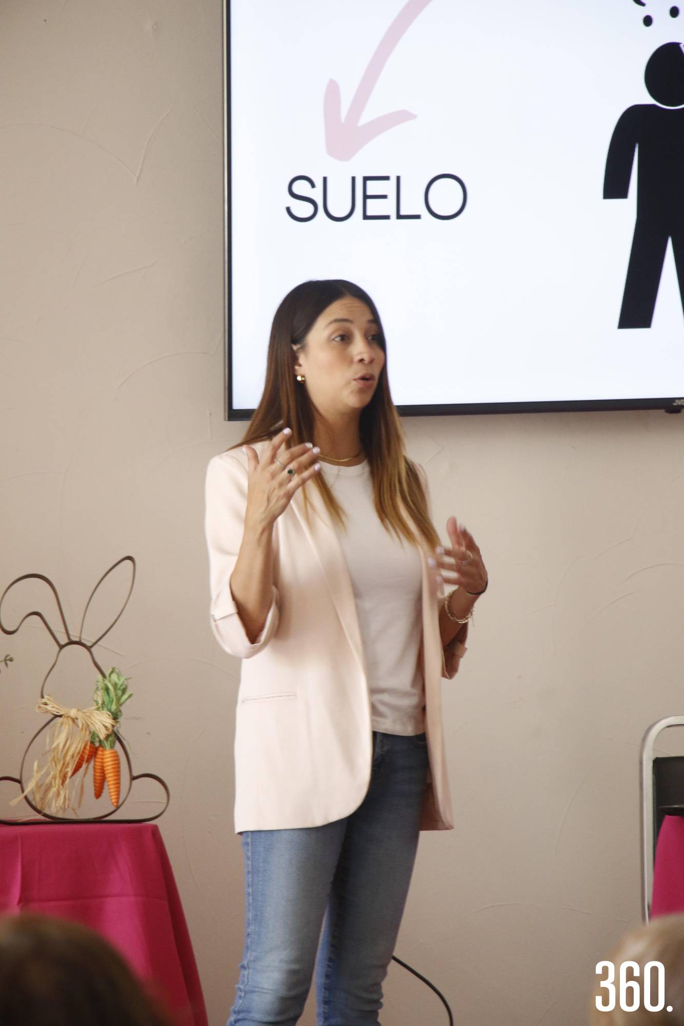 $!Daniela Peña, expositora.