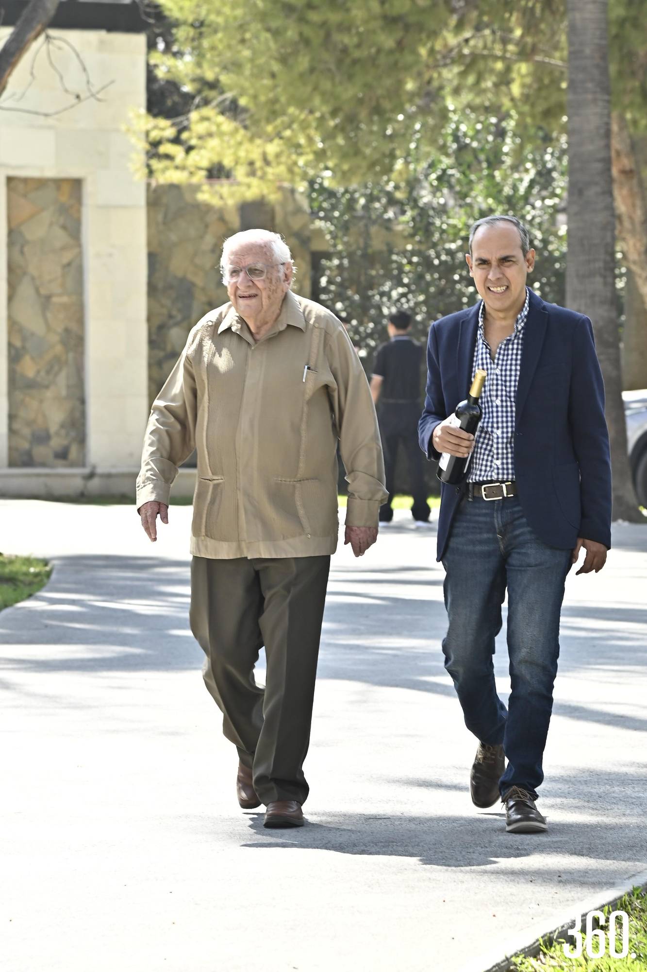 $!Armando Fuentes Aguirre y Javier Fuentes.