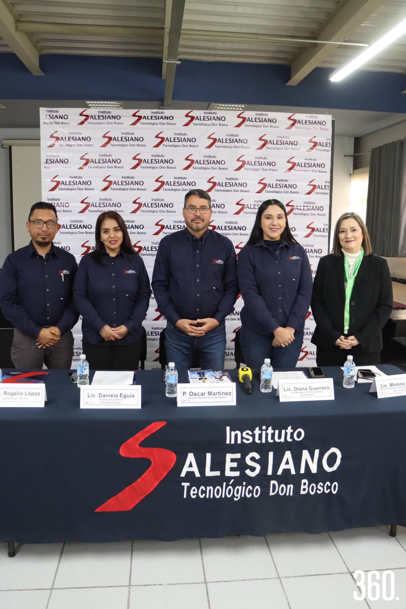 $!Rogelio López, Daniela Eguía, P. Óscar Martínez, Diana Guerrero y Morena Aldape.