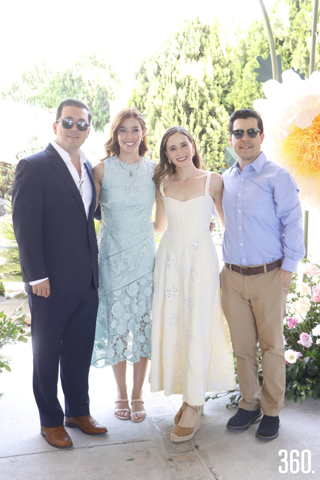 $!Eduardo López, Claudia Yates, Mariana Bueno y José López.