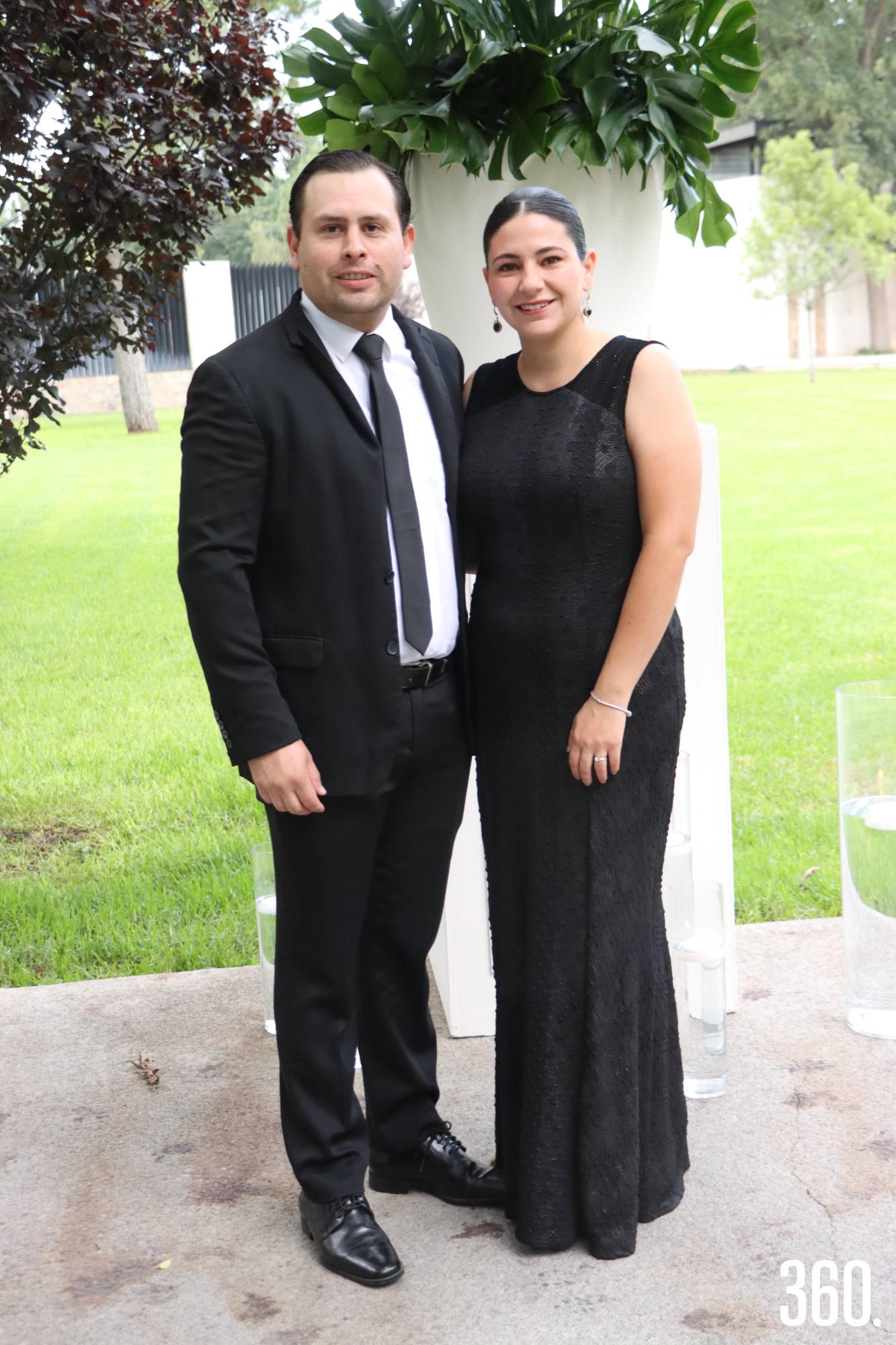 $!Hernán Rodríguez y Adriana Cantú.