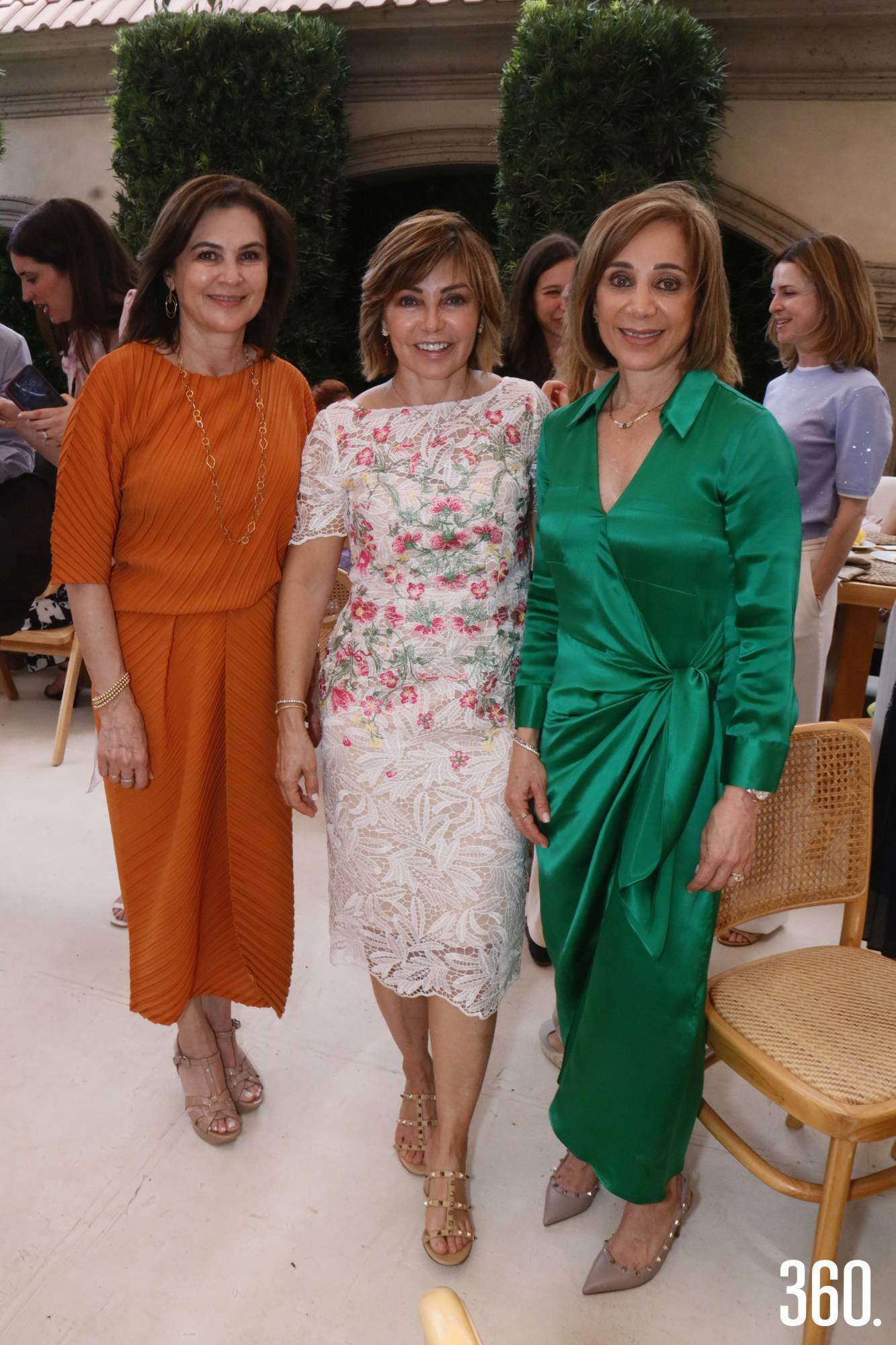 $!María Eugenia Garza, Conchita Aguirre y Terecata del Bosque.