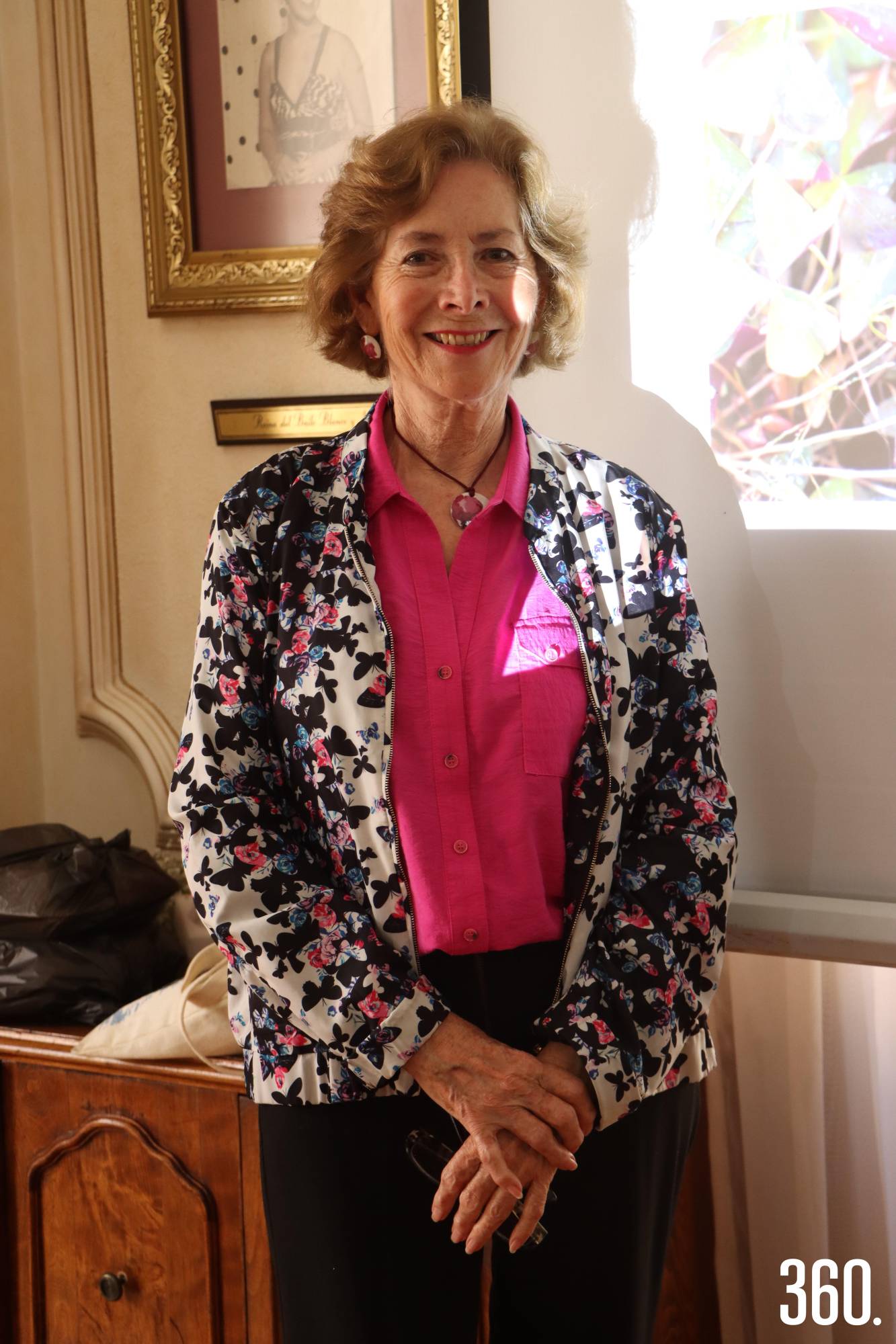 $!Marusanta Peña de Cottín, quien dio la clase.