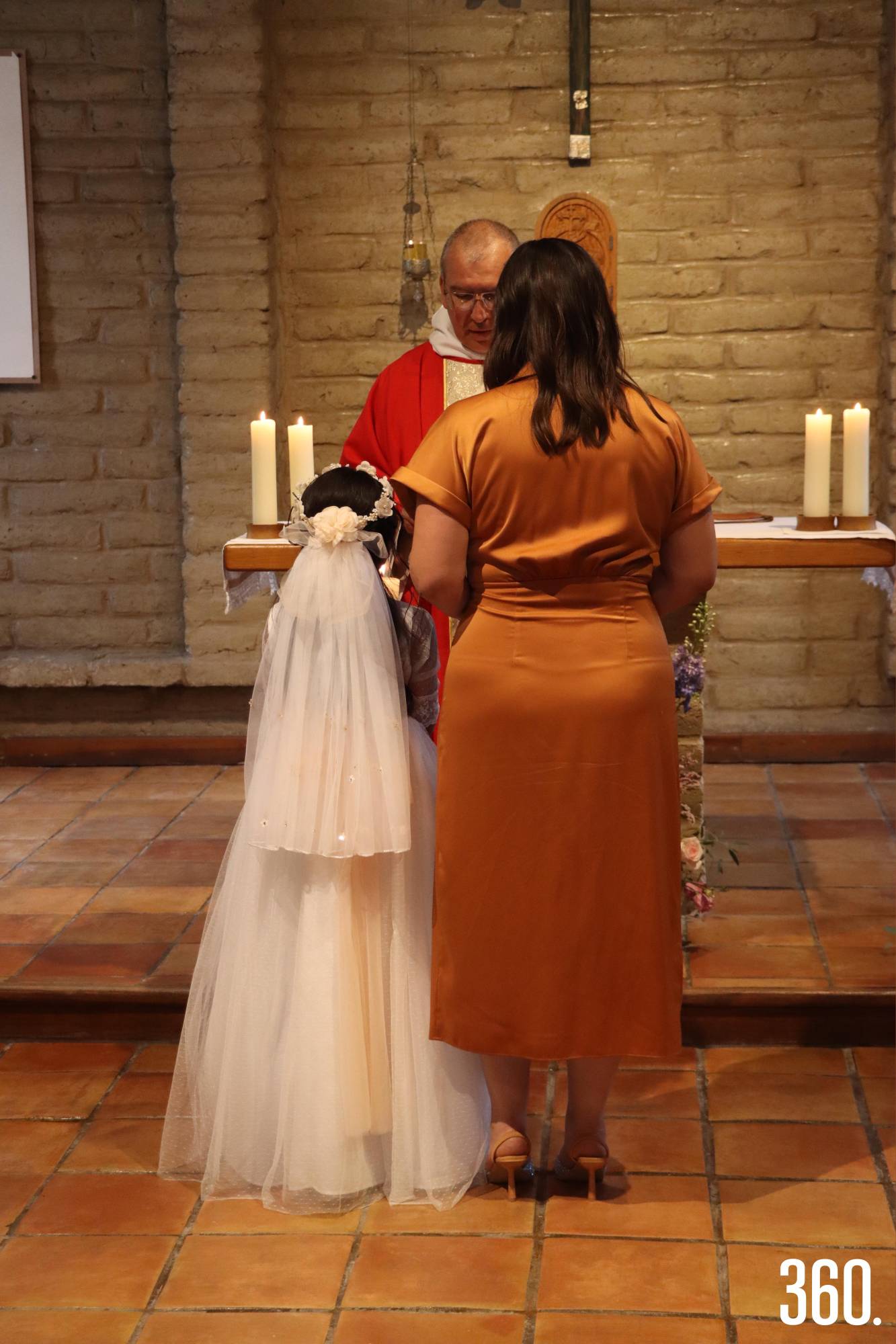 $!Isabel María con su madrina, Bárbara Castilla.