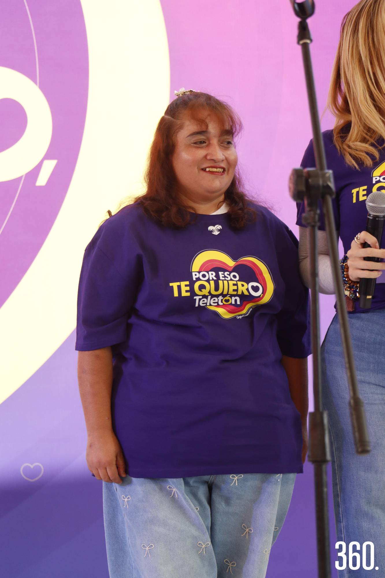 $!Brenda Chávez, quien cumple su sueño de conducir el evento del Teletón.