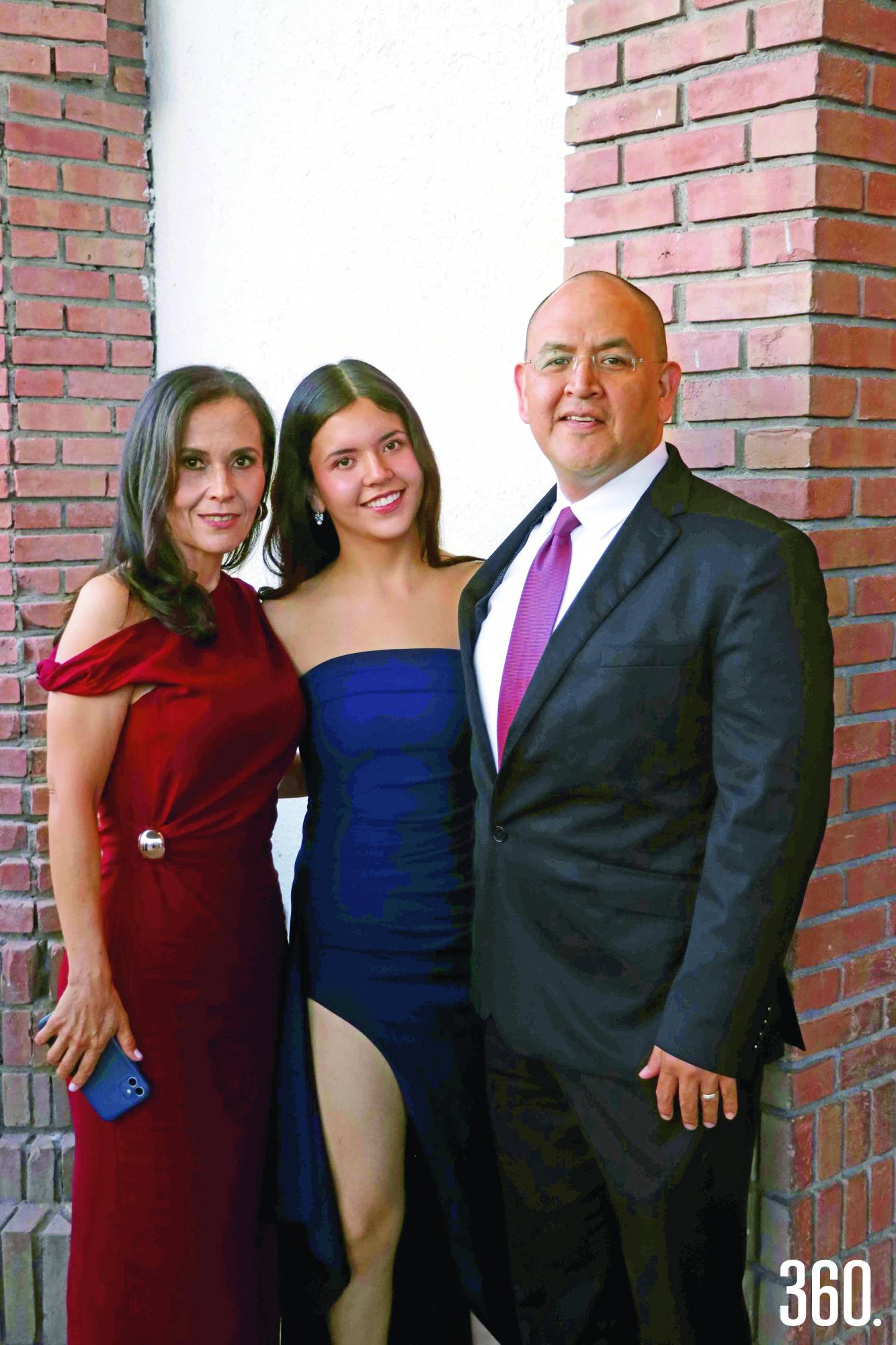 $!Lupita Morgan, Constanza y Gustavo Rivas.