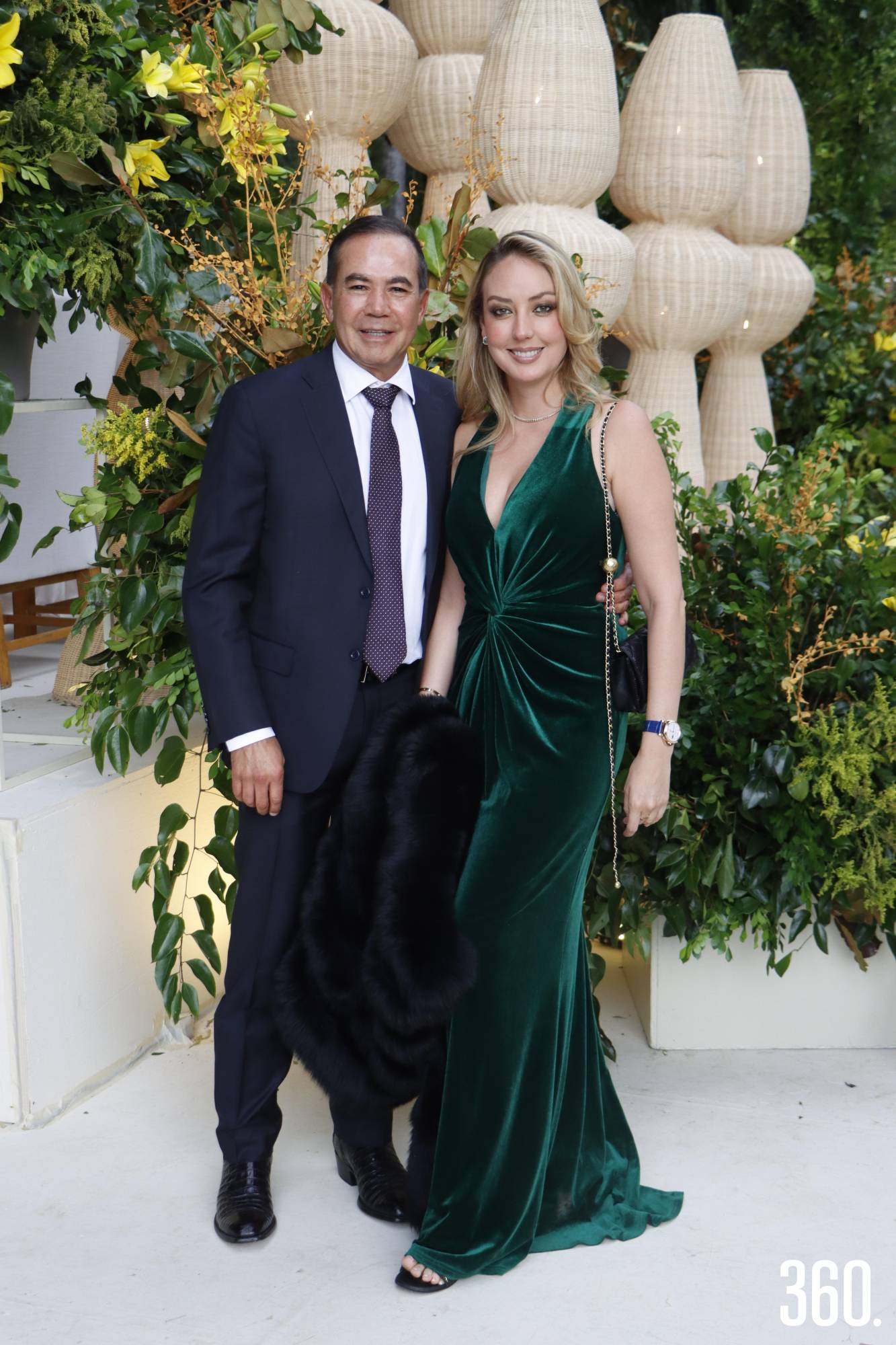 $!Mario Salinas y Leslie Gold.