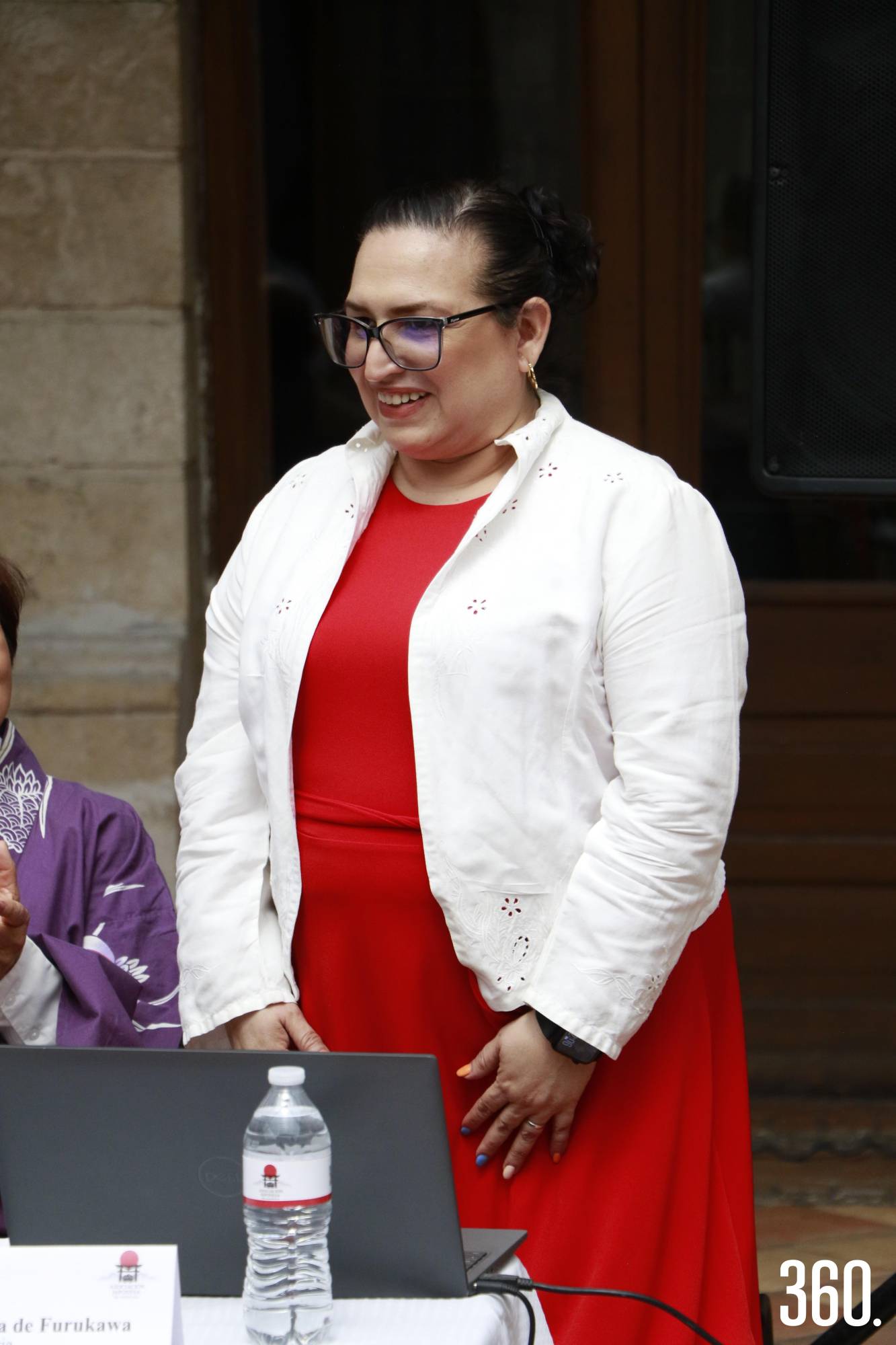 $!María Luisa Espinosa de Furukawa., secretaria.