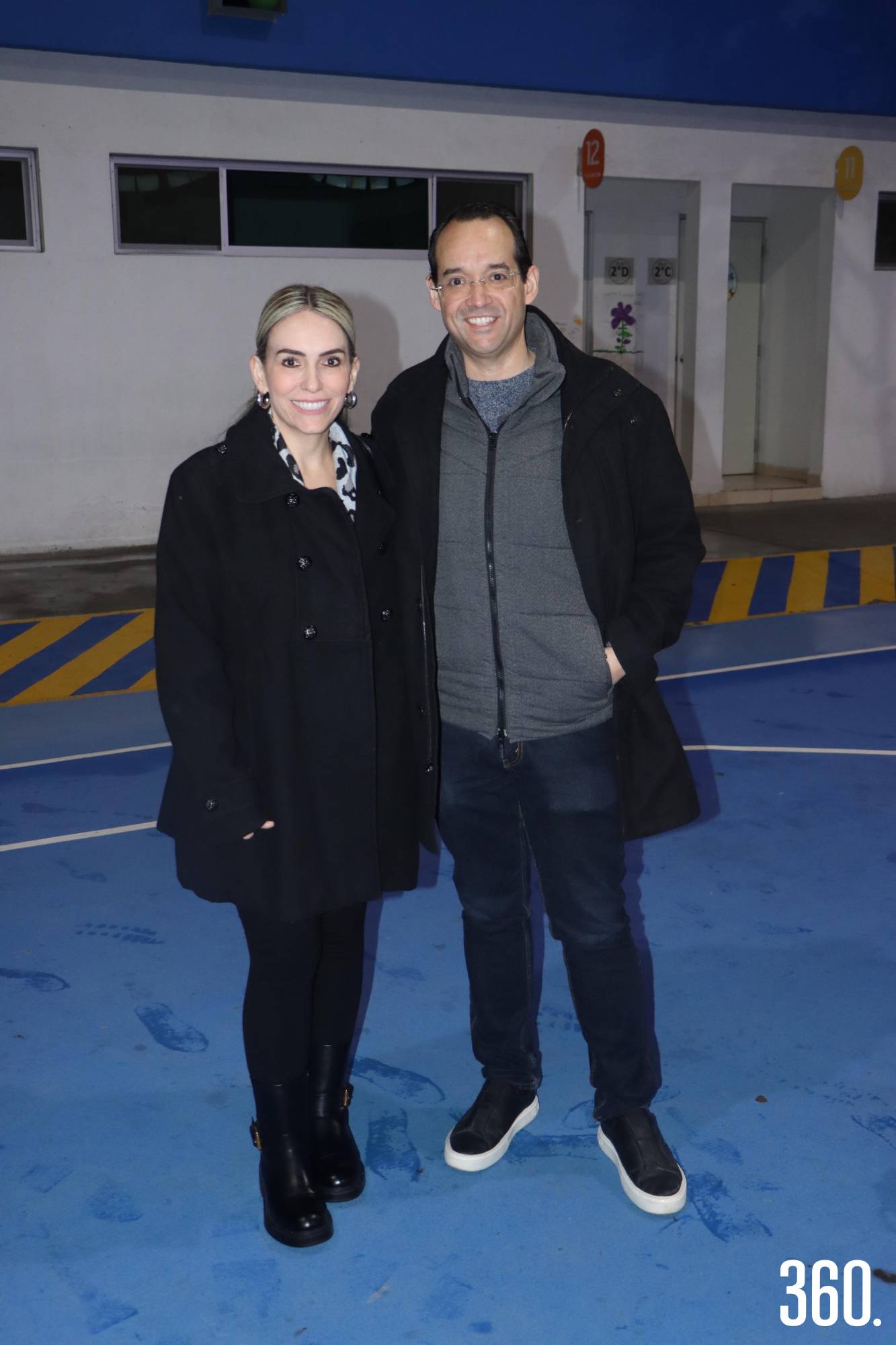 $!María Inés Valdés y Javier Díaz.