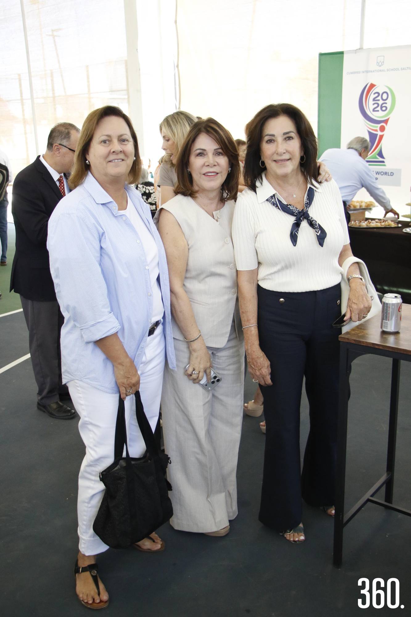 $!Mónica Narro, Camila Guajardo y Lourdes Belausteguigoitia.