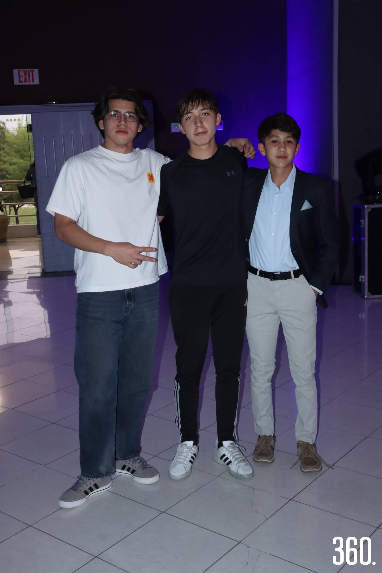 $!Carlos Rodríguez, Sergio Molina y Kalen Medina.