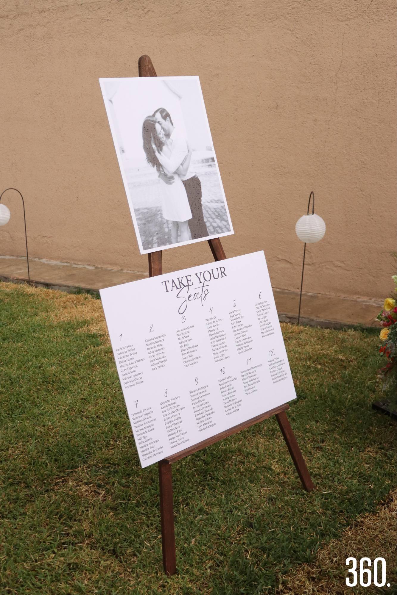 $!Decoraron con una fotografía de la pareja.