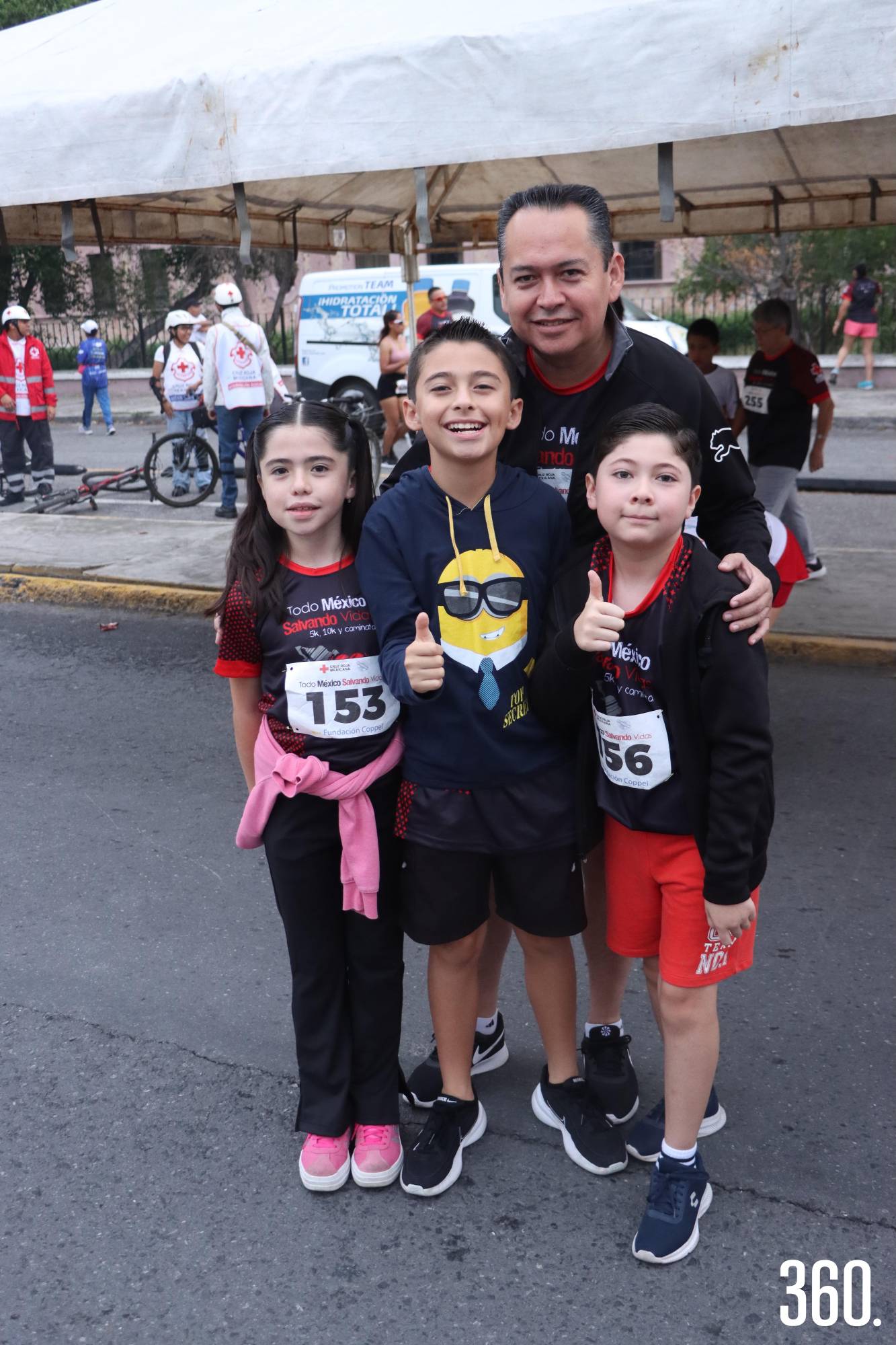 $!Mariana, Leonardo, Jorge y Patricio Briones.