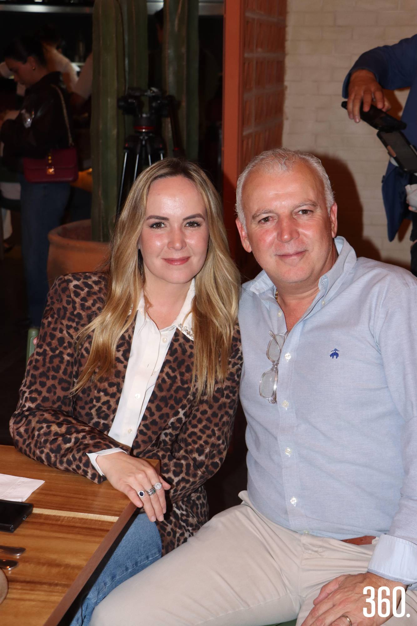 $!Lily Cepeda y Jorge del Bosque.