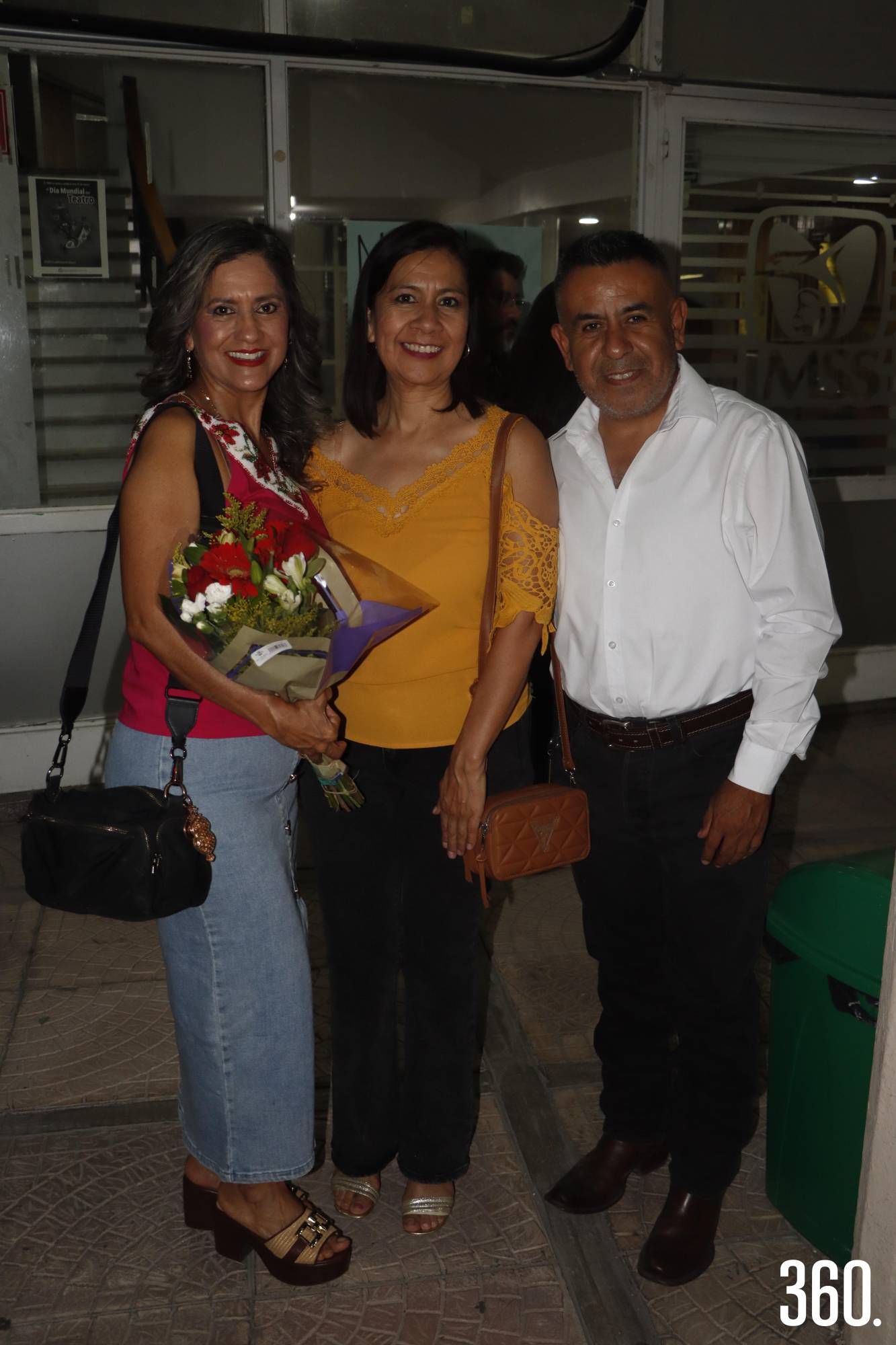 $!Mercedes y Griselda Sánchez, y Gabriel Gaytán.