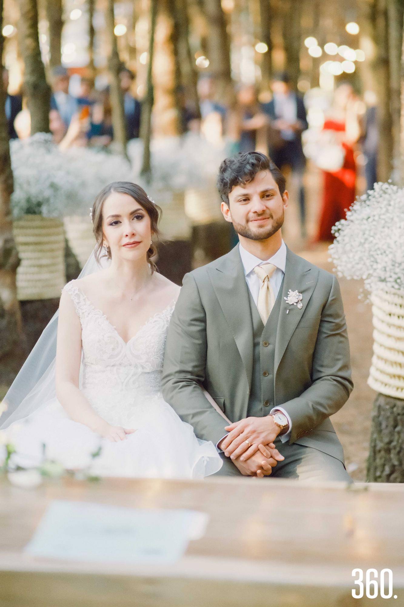 $!Los novios frente el altar.