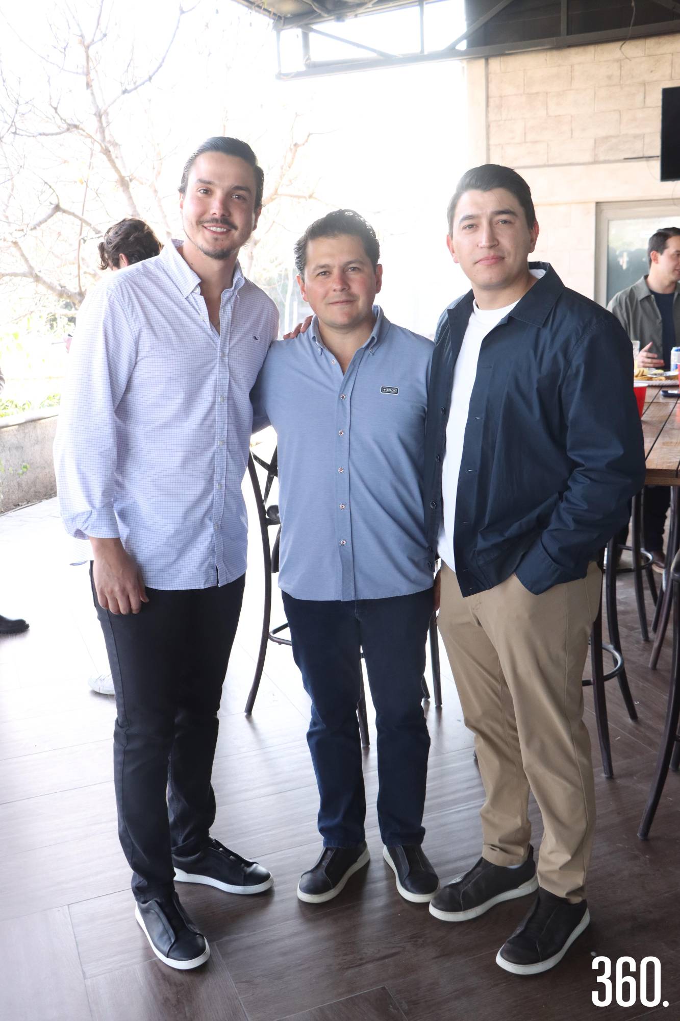 $!Guillermo Torres, Jorge Piñones y Carlos Valdés.