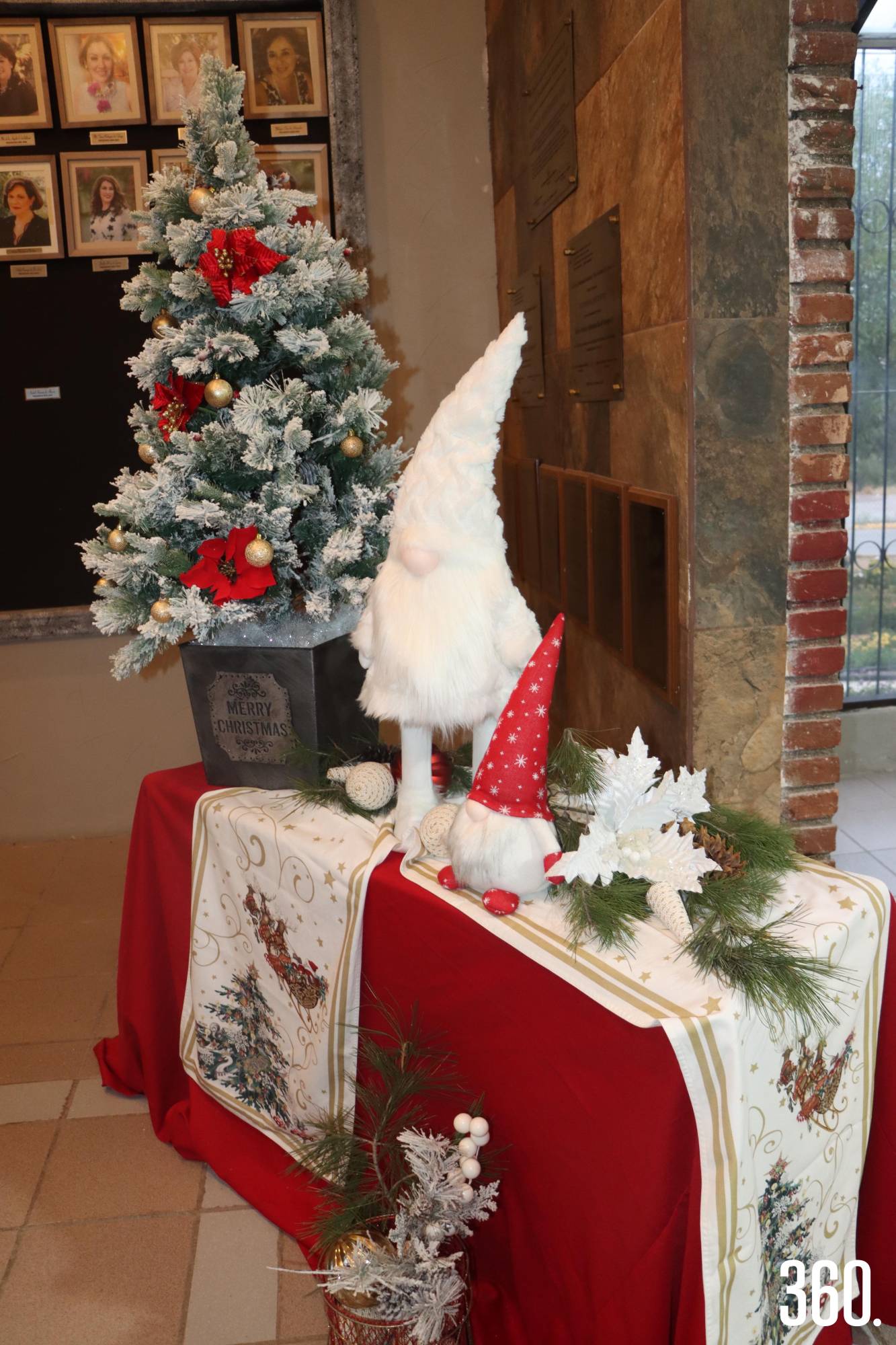 $!Decoración navideña que formó parte del evento.