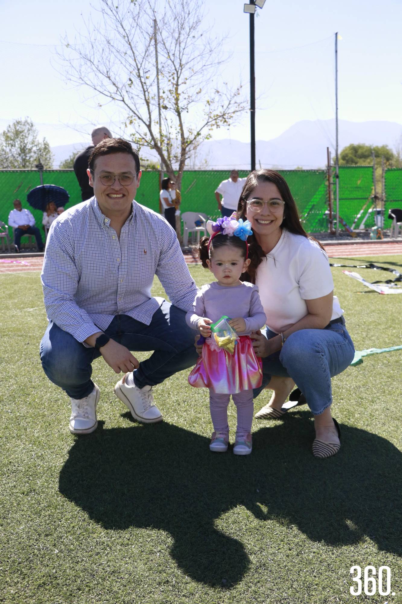 $!Rodrigo Lara, Esther González y Andrea Lara.