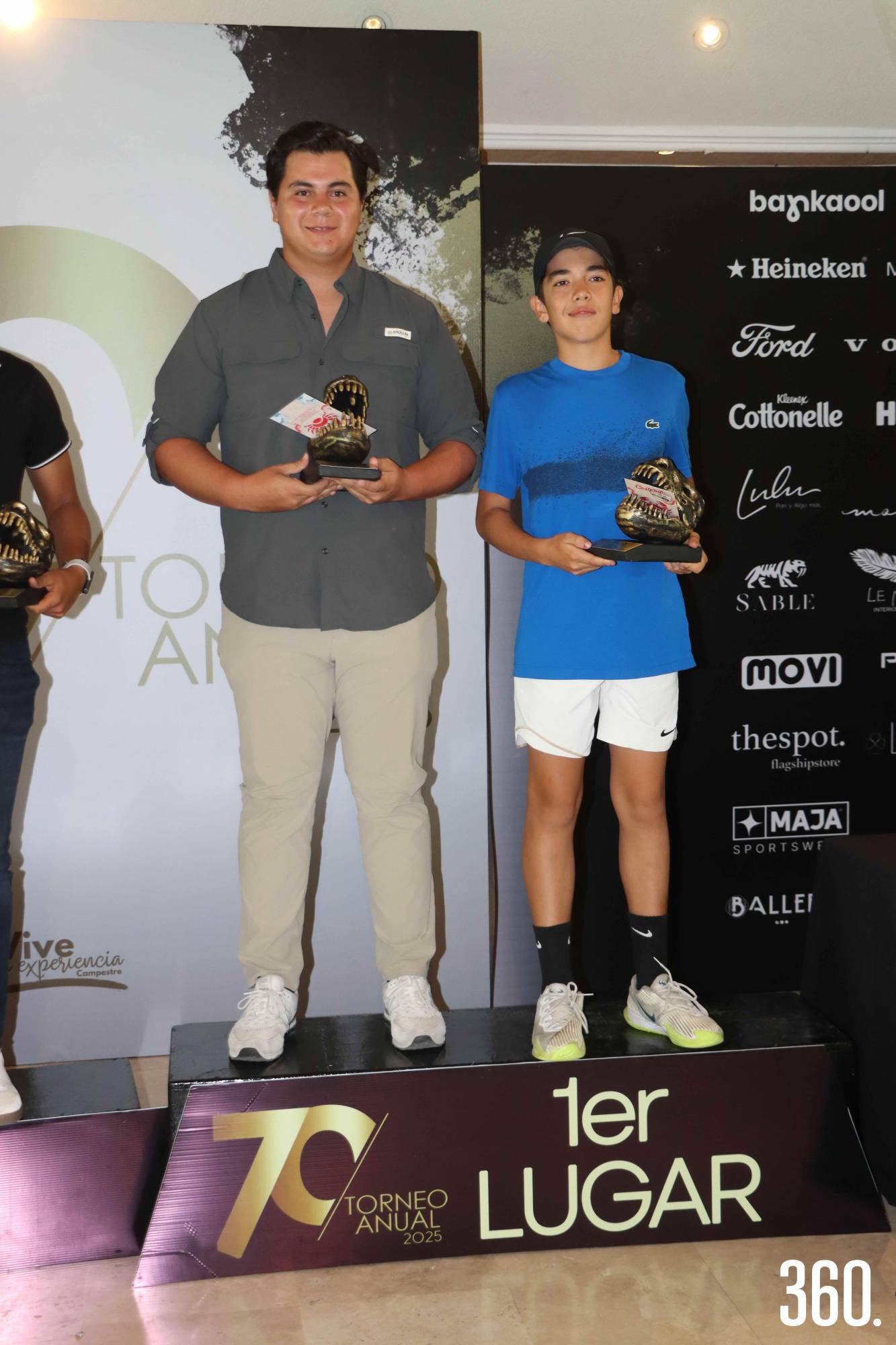 $!Andrés del Bosque y Rogelio Valdés, 1er lugar Dobles Varonil Abierta.