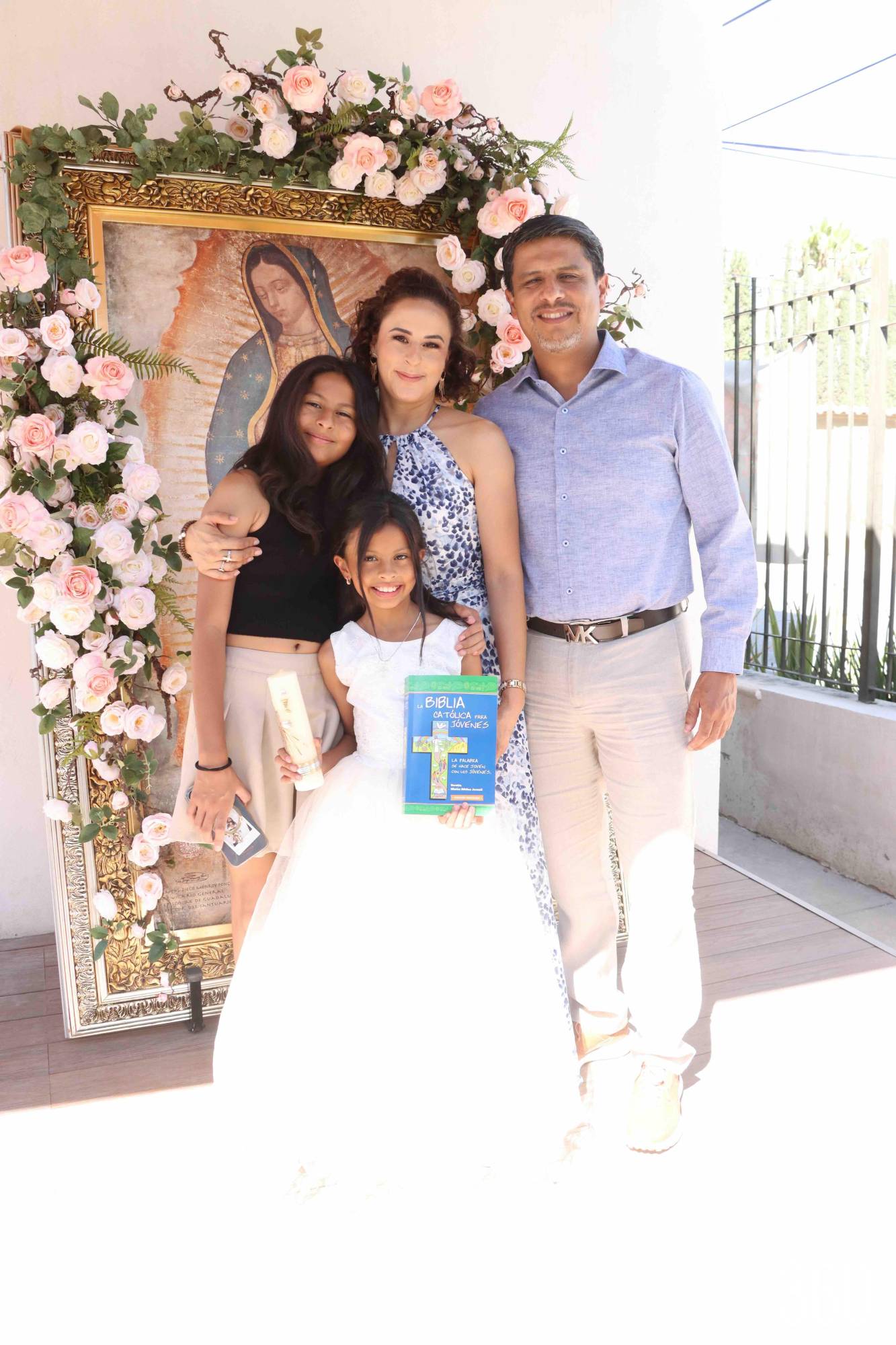 $!Arely Cortés, Evanna Cortés, Melissa Ramírez y Mauricio Cortés.