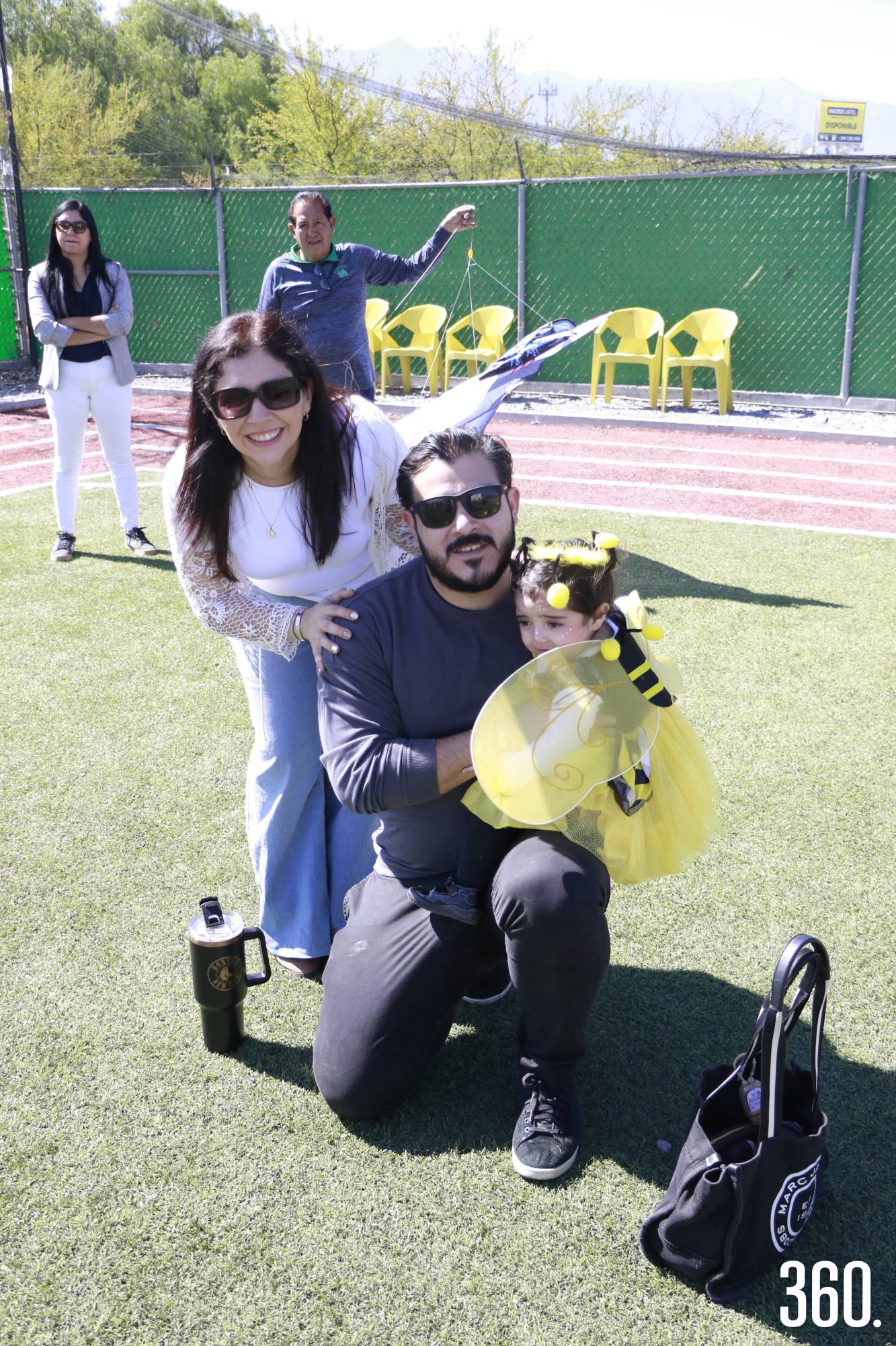 $!Adelina Treviño, Cristian Belmares y Lina Belmares.