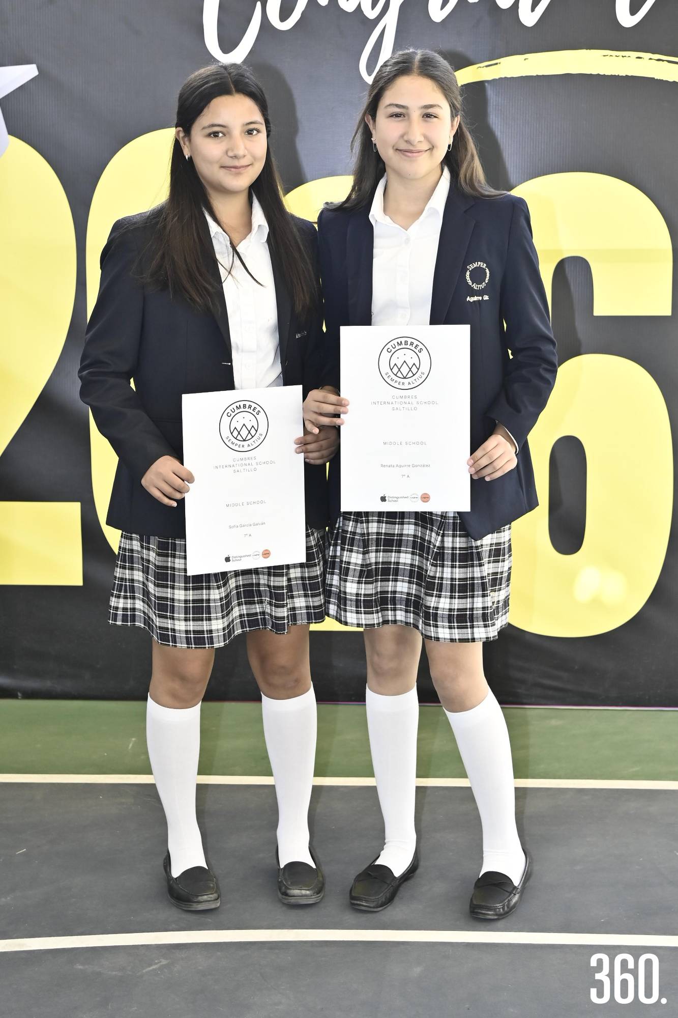 $!Sofía García y Renata Aguirre.