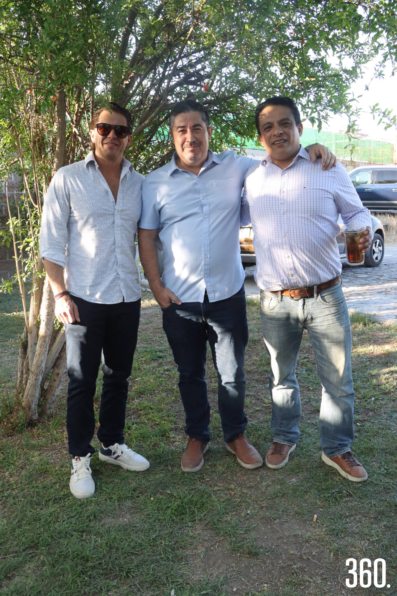 $!Javier Aldrete, Beto Santos y Marco Bonilla.